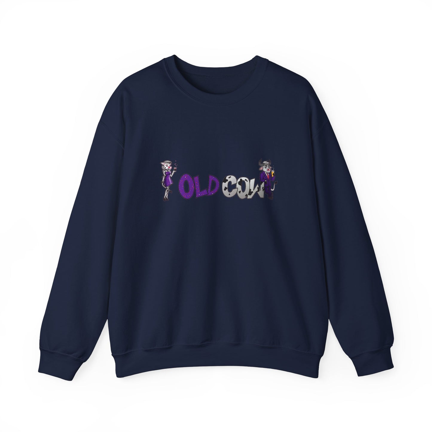 "Old Cow" Heavy Blend™ Crewneck Sweatshirt (Unisex)