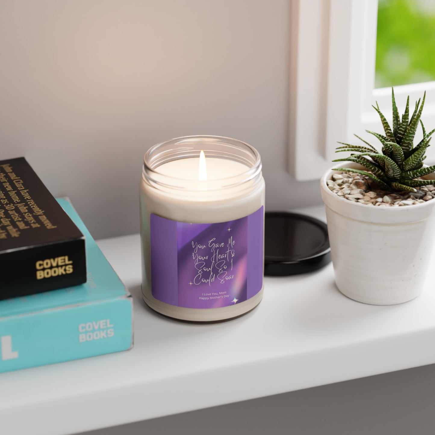 Mother's Day Candle With Thoughtful Message