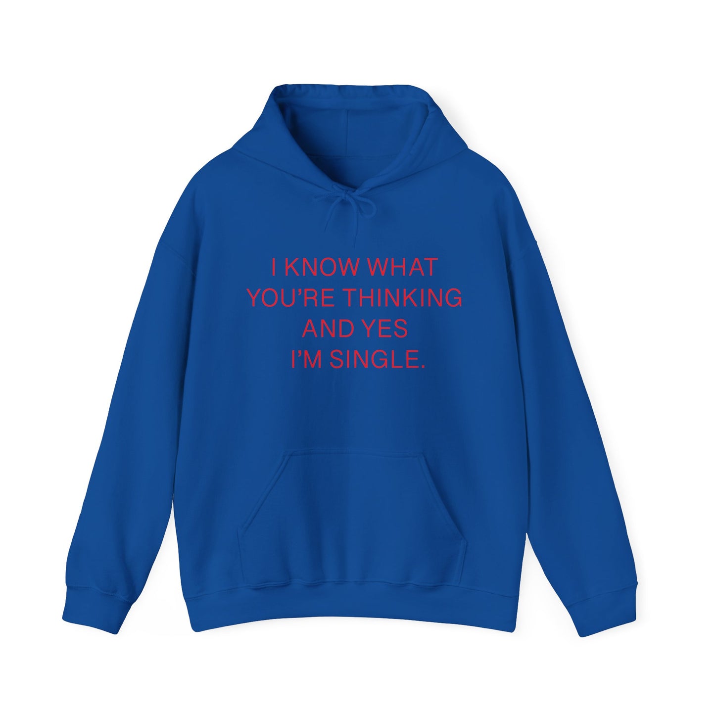 "I Am Single" Heavy Blend™ Hoodie Sweatshirt (Unisex)