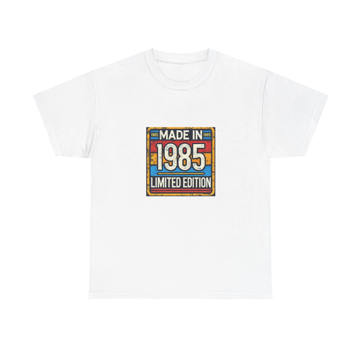 "Made In 1985 Label" 100% Cotton Limited Edition T-Shirt (Unisex)