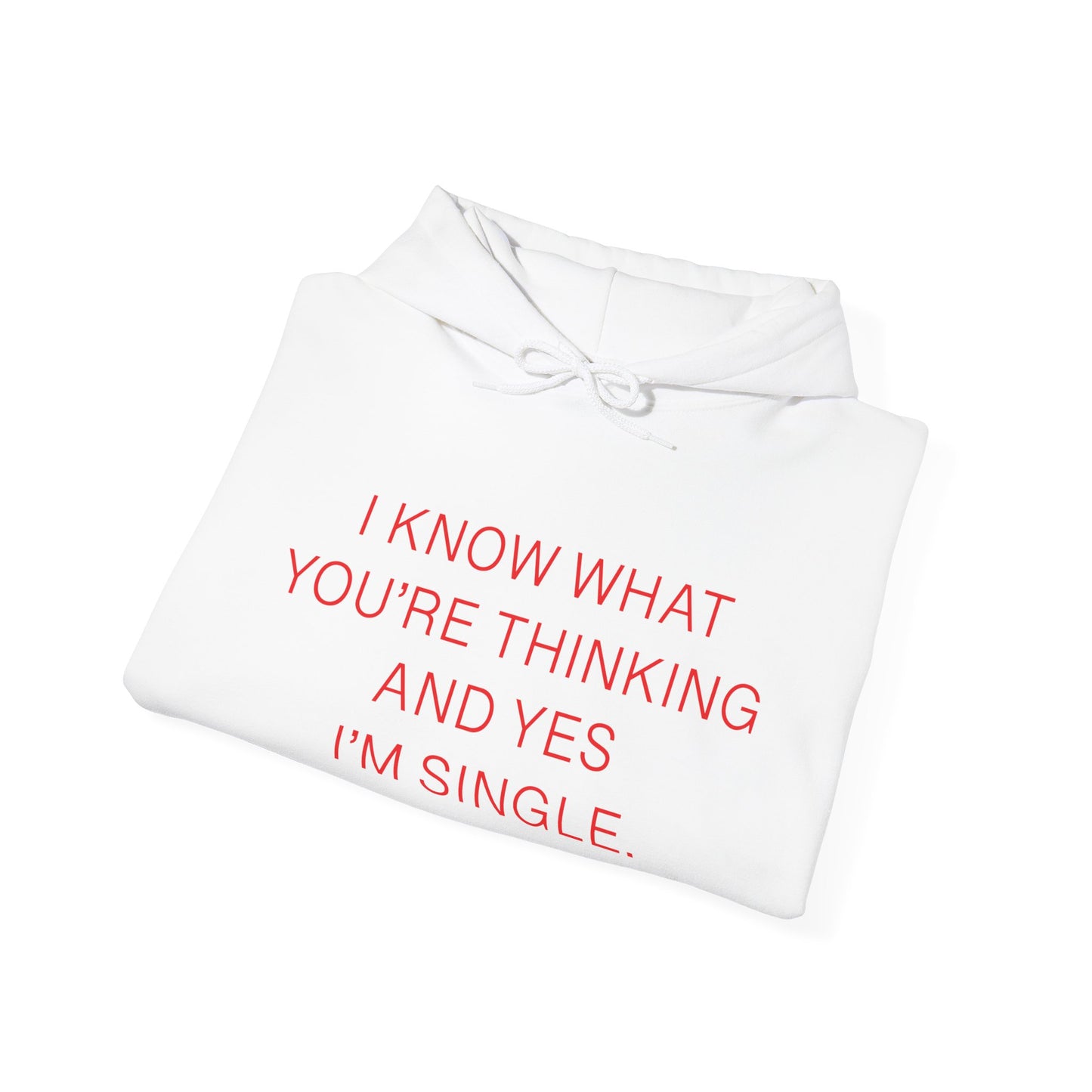 "I Am Single" Heavy Blend™ Hoodie Sweatshirt (Unisex)