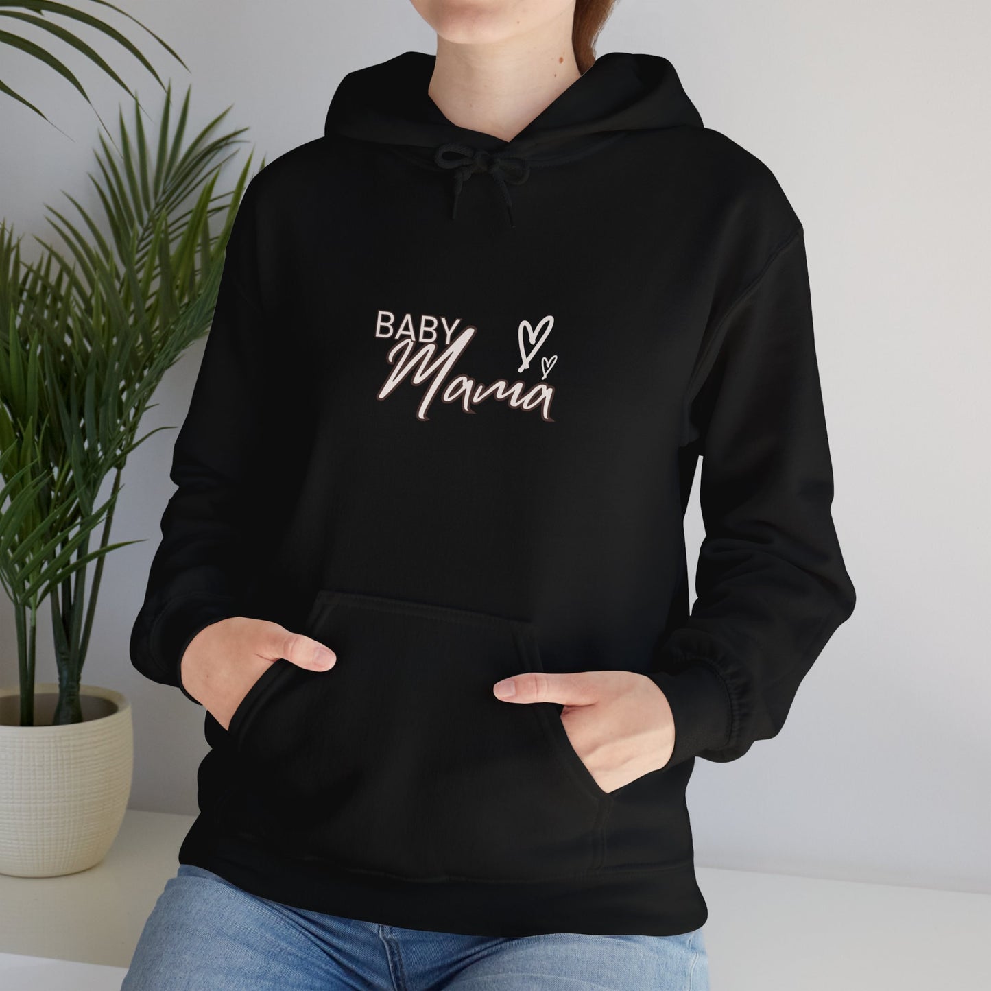 "Baby Mama" Heavy Blend™ Women's Hoodie Sweatshirt