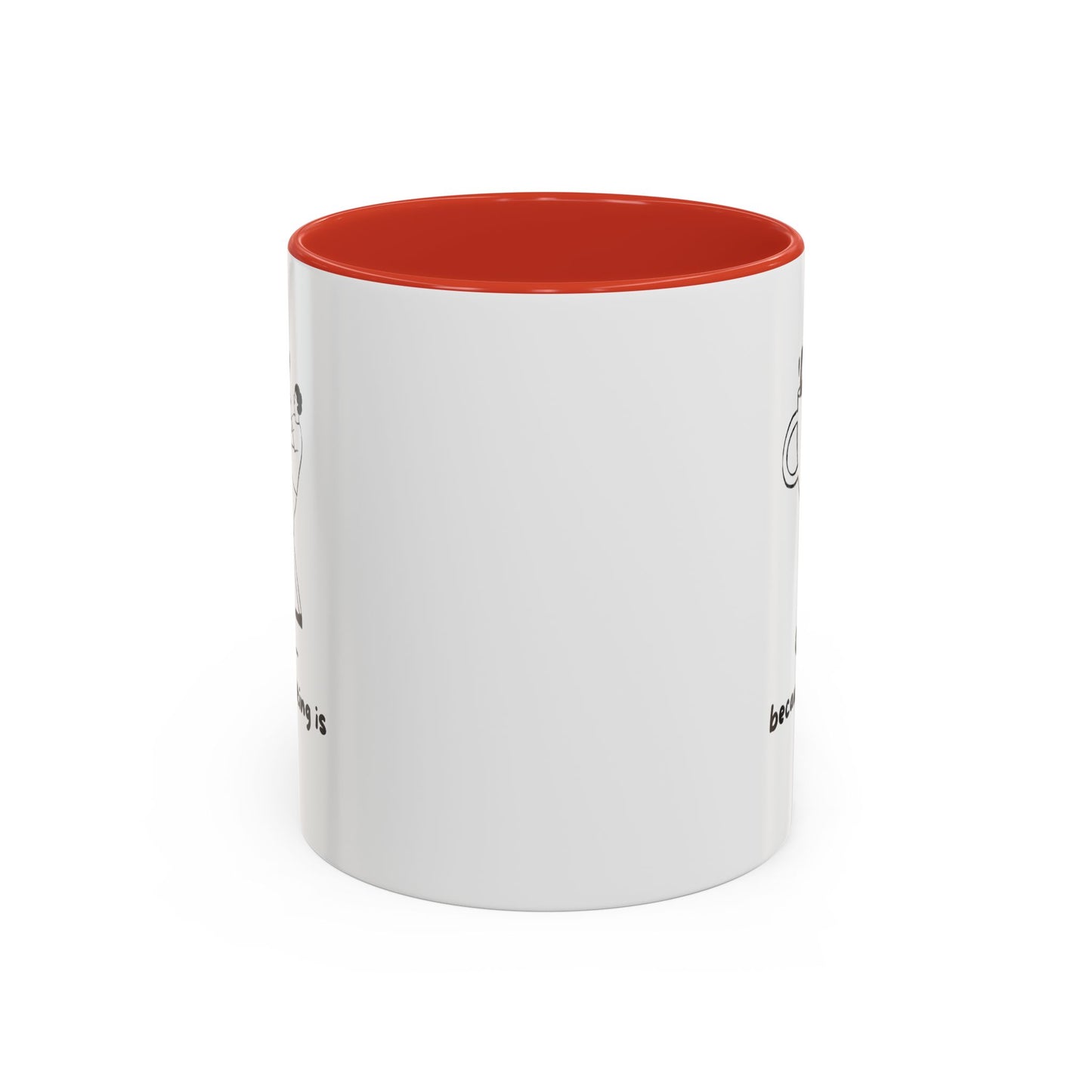 "Coffee, Because Adulting Is Hard" Accent Coffee Mug, 11 oz and 15 oz