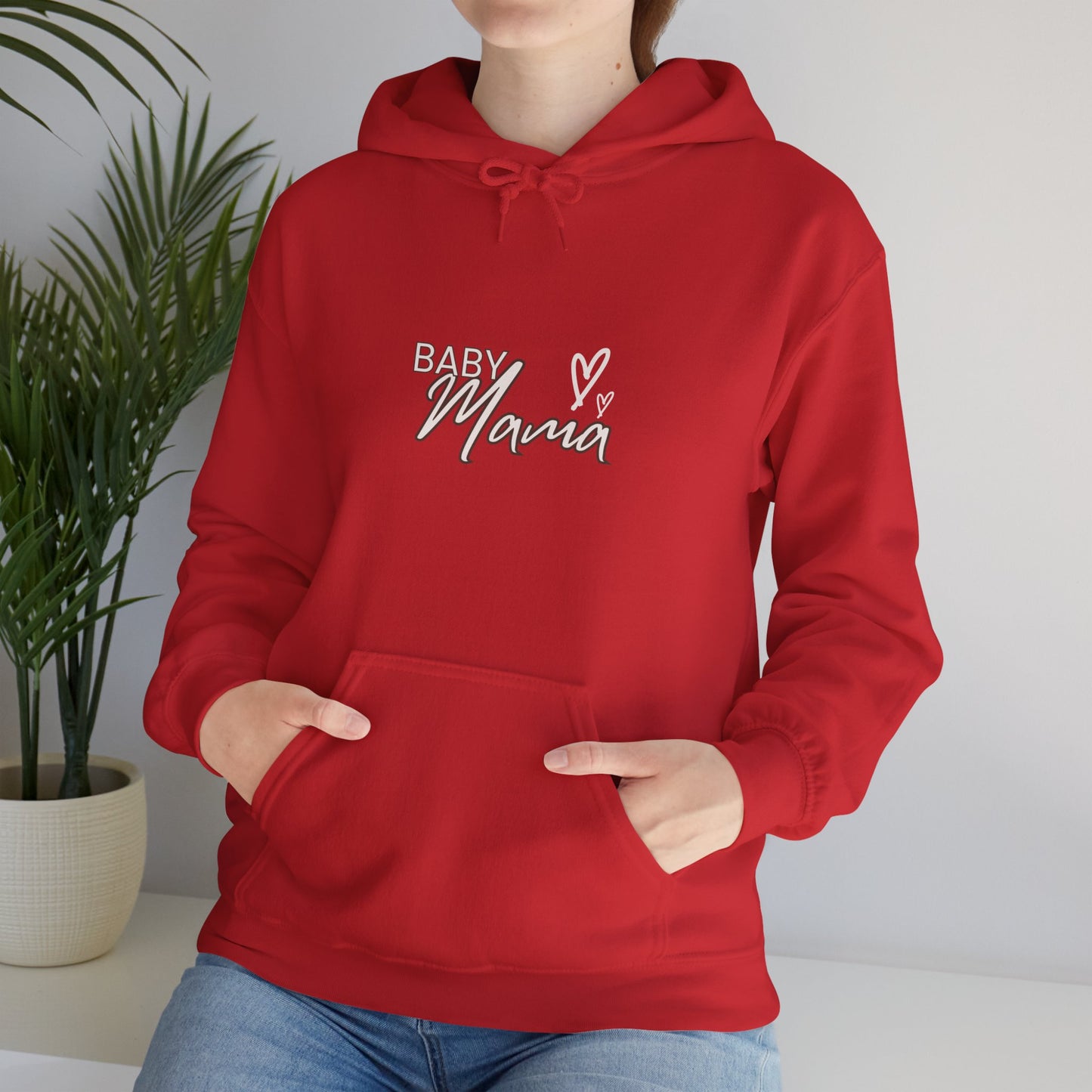 "Baby Mama" Heavy Blend™ Women's Hoodie Sweatshirt