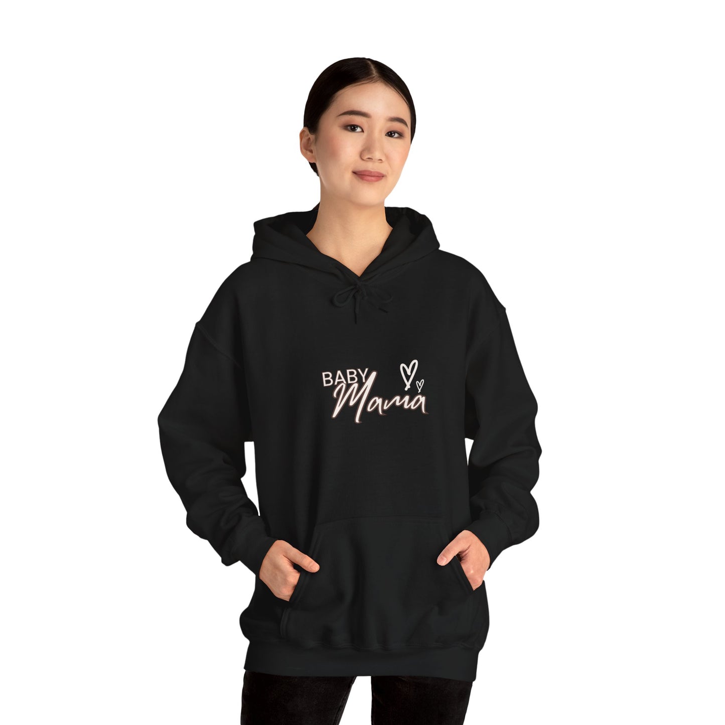 "Baby Mama" Heavy Blend™ Women's Hoodie Sweatshirt