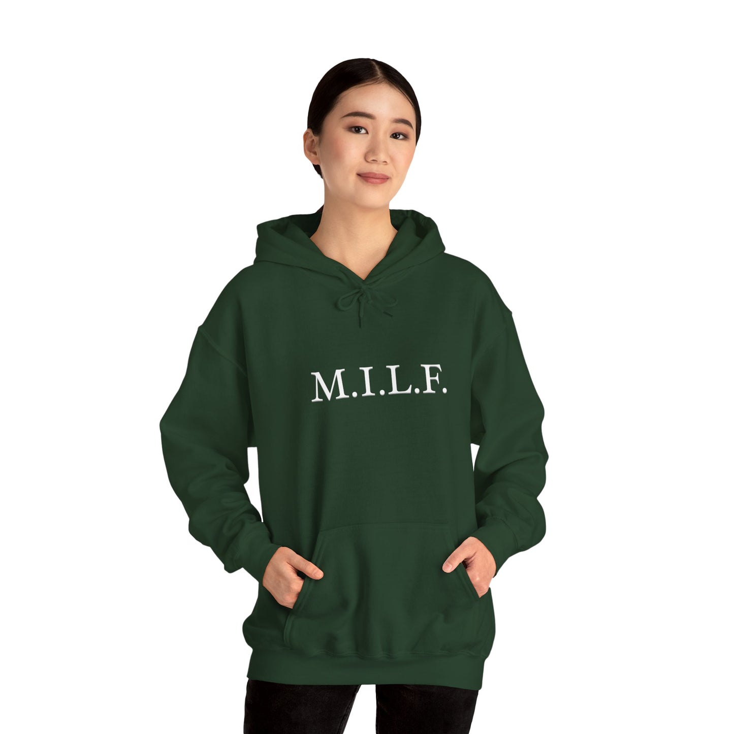 "M.I.L.F." Women's Heavy Blend™ Hoodie Sweatshirt (Unisex)