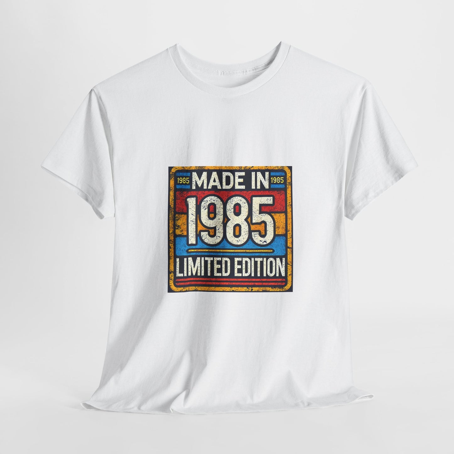 "Made In 1985 Label" 100% Cotton Limited Edition T-Shirt (Unisex)