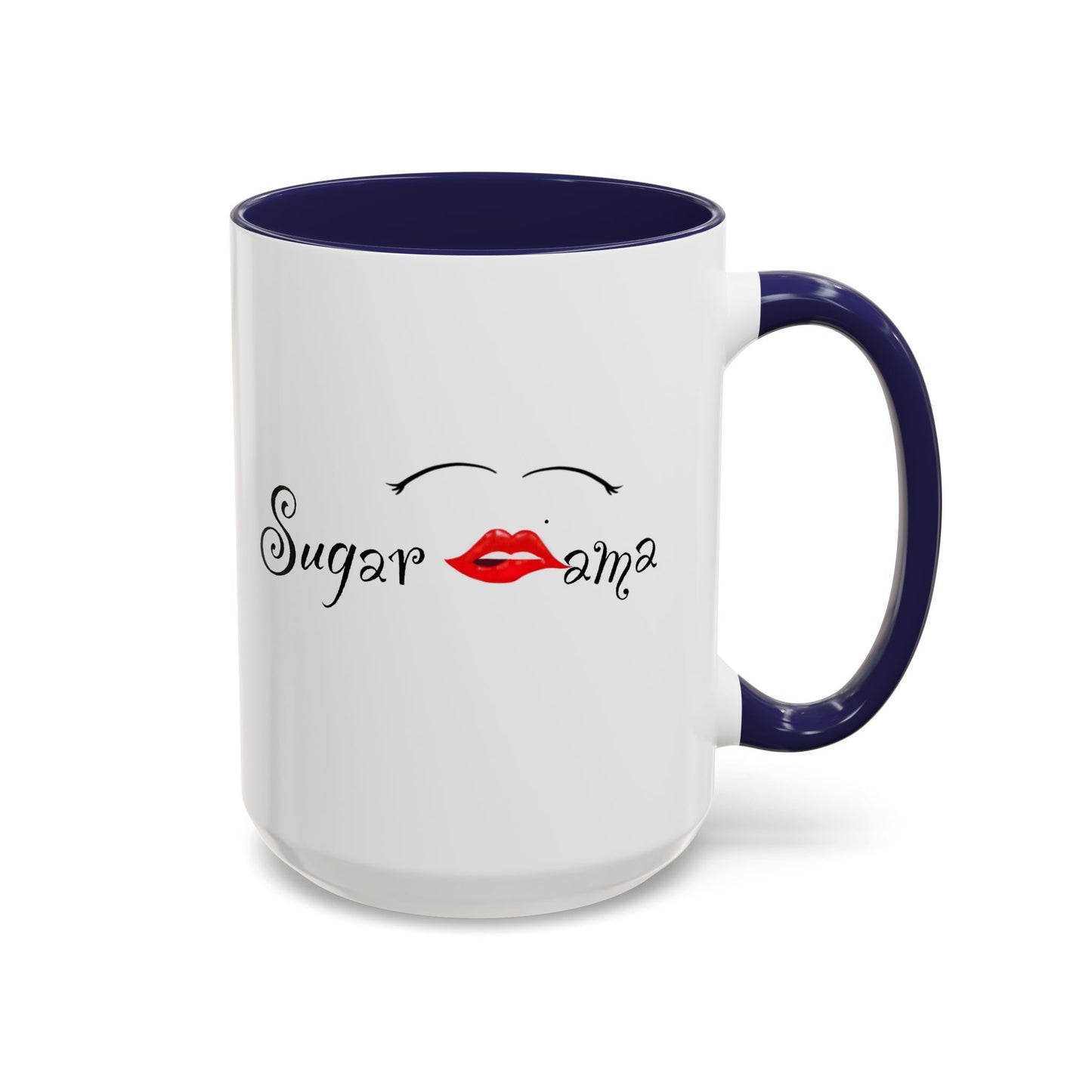 "Sugar Mama" Accent Coffee Mug, 11 Oz and 15 Oz