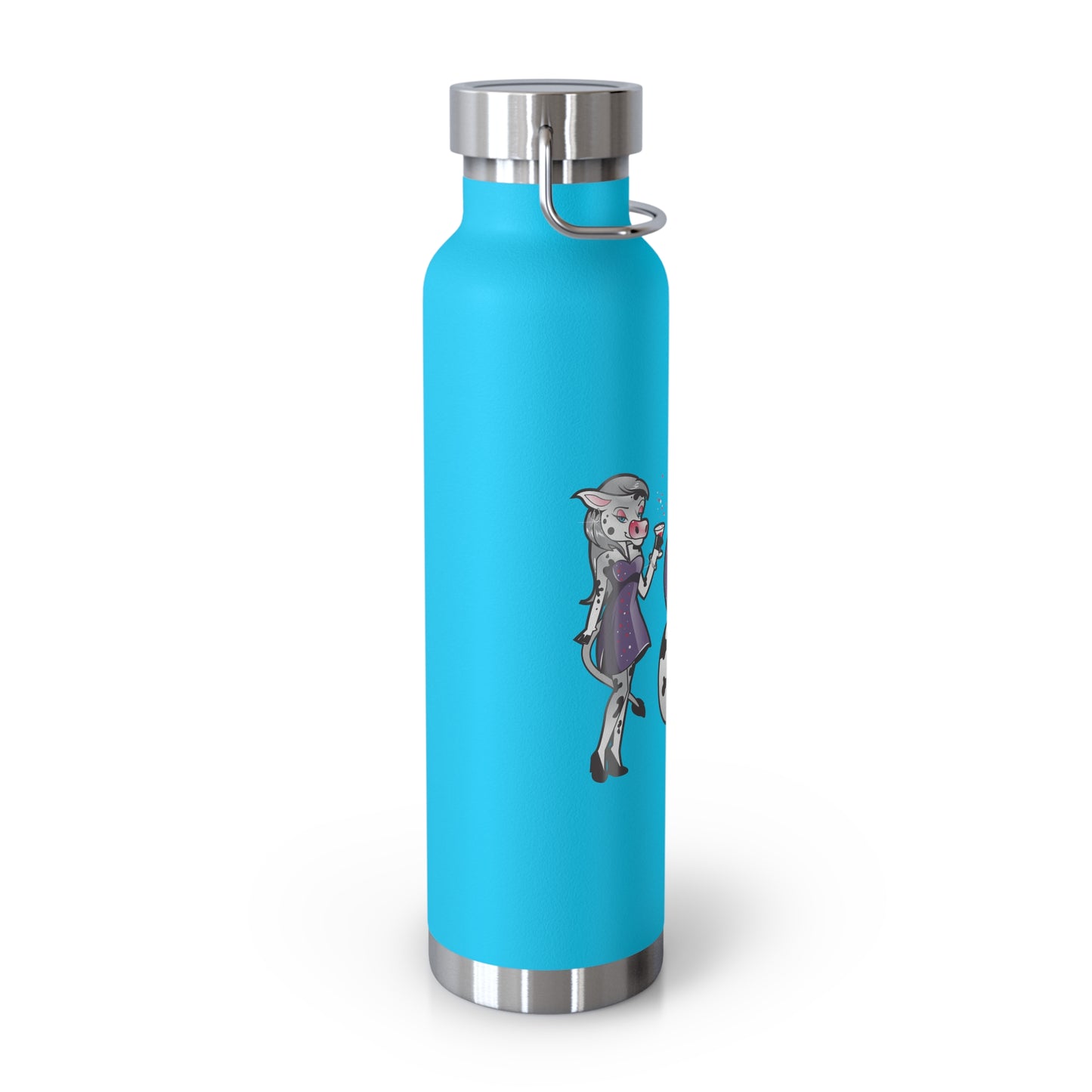 Old Cow Logo, Eco-Friendly 22oz Vacuum Insulated Bottle - BPA Free