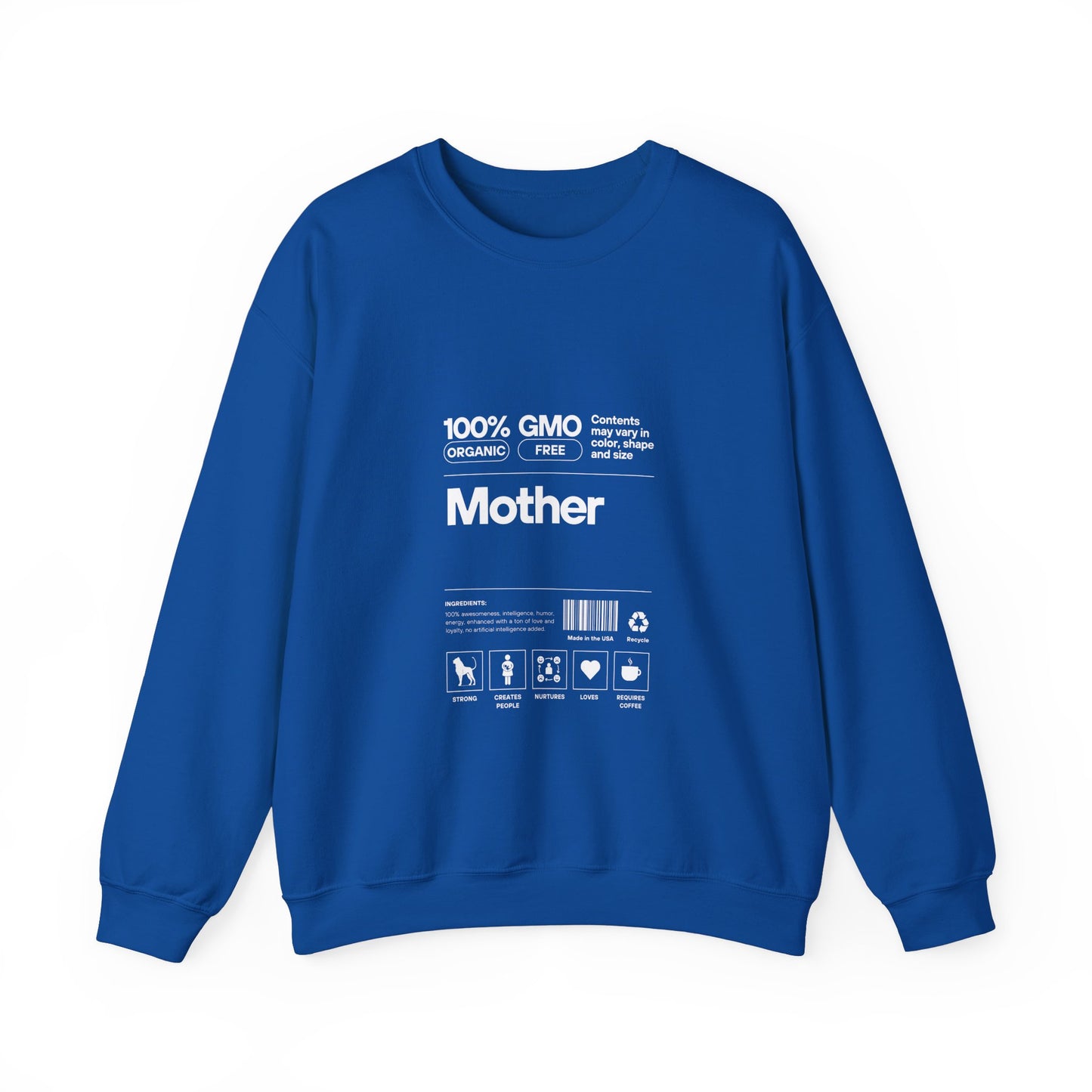 Mother" List Of Ingredients" Women's Heavy Blend™ Crewneck Sweatshirt