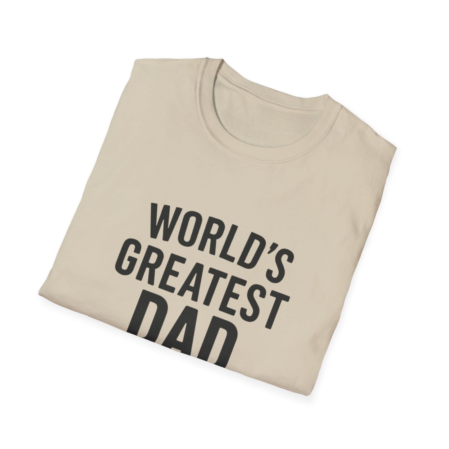 Vintage World's Greatest Dad Est 1990 Softstyle T-Shirt