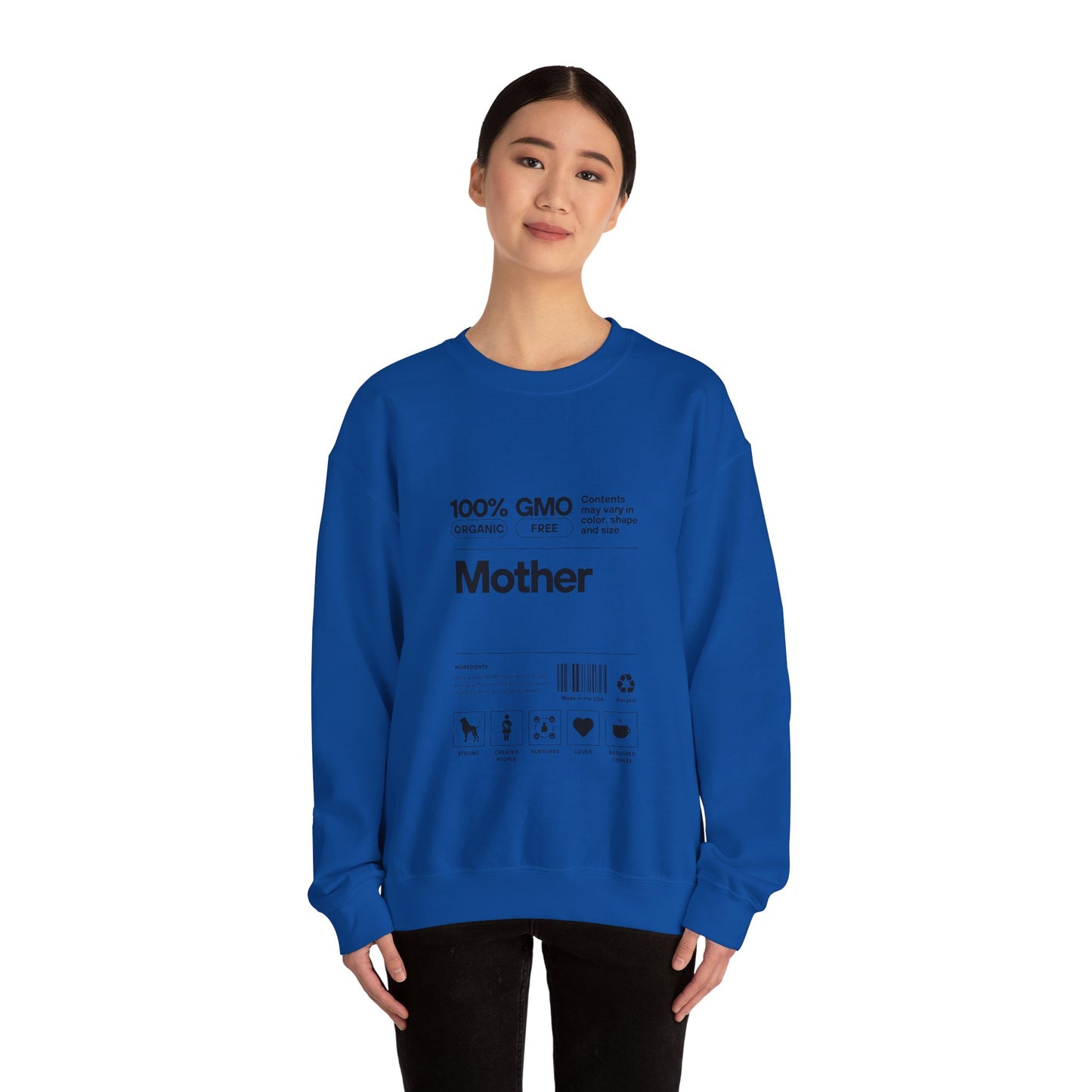 "Mother" List Of Ingredients Women's Heavy Blend™ Crewneck Sweatshirt