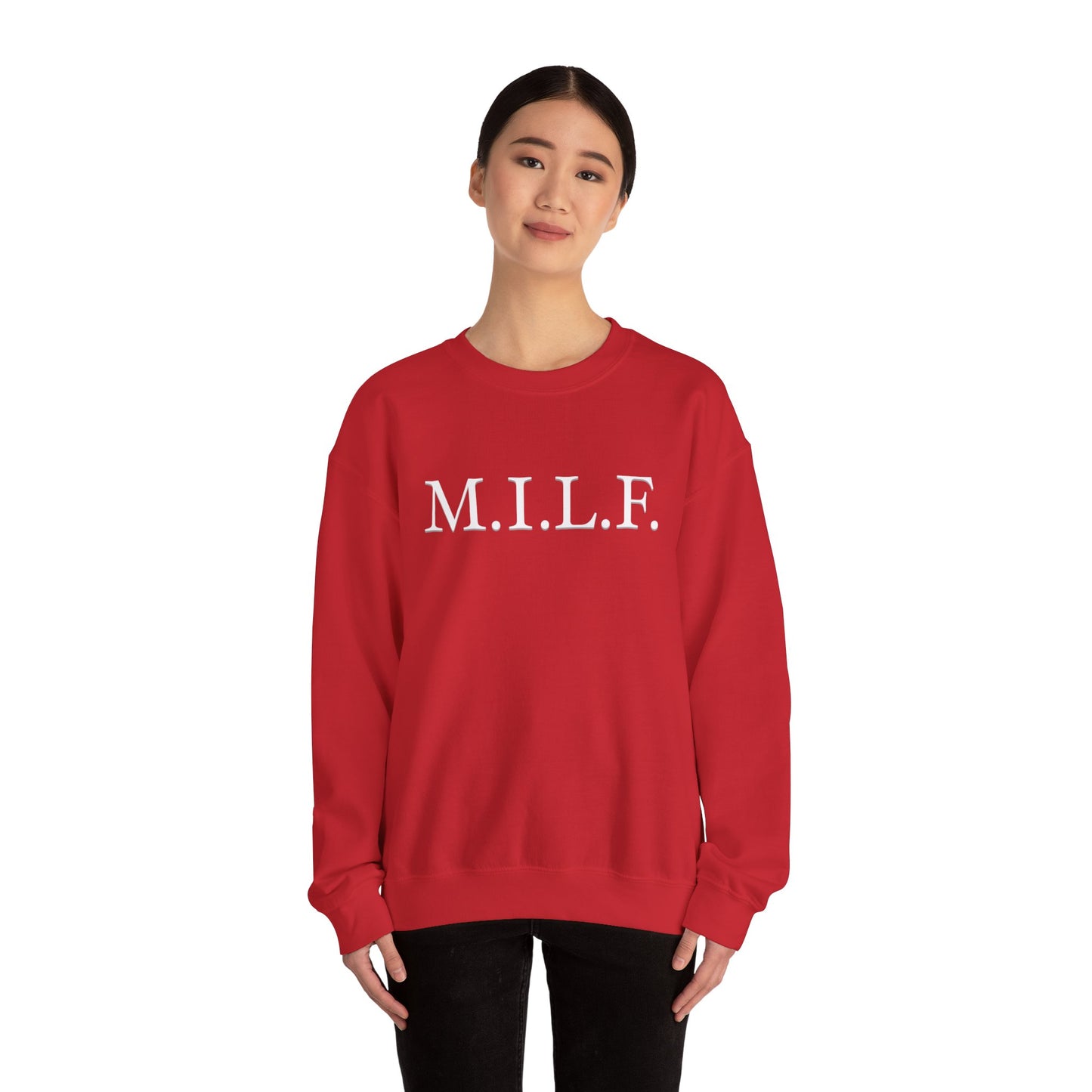 M.I.L.F. Heavy Blend™ Women's Crewneck Sweatshirt