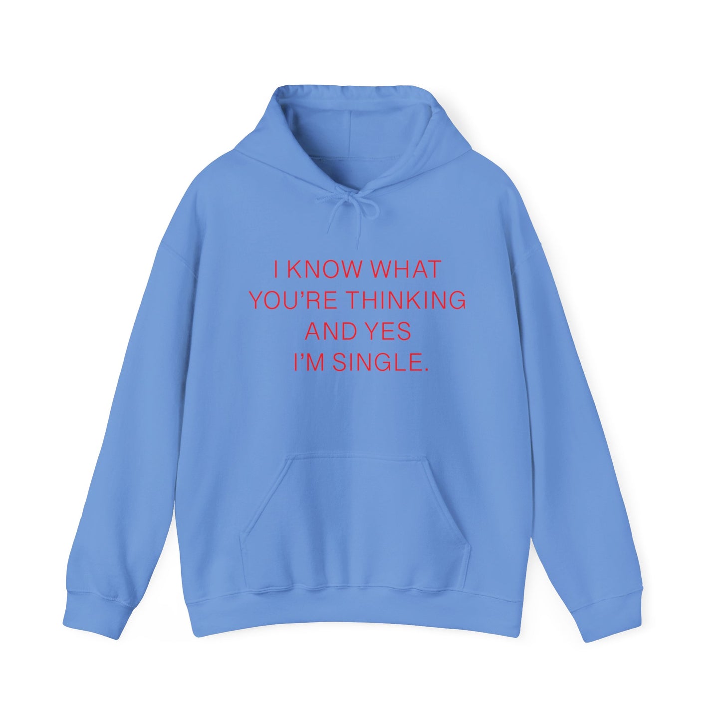 "I Am Single" Heavy Blend™ Hoodie Sweatshirt (Unisex)