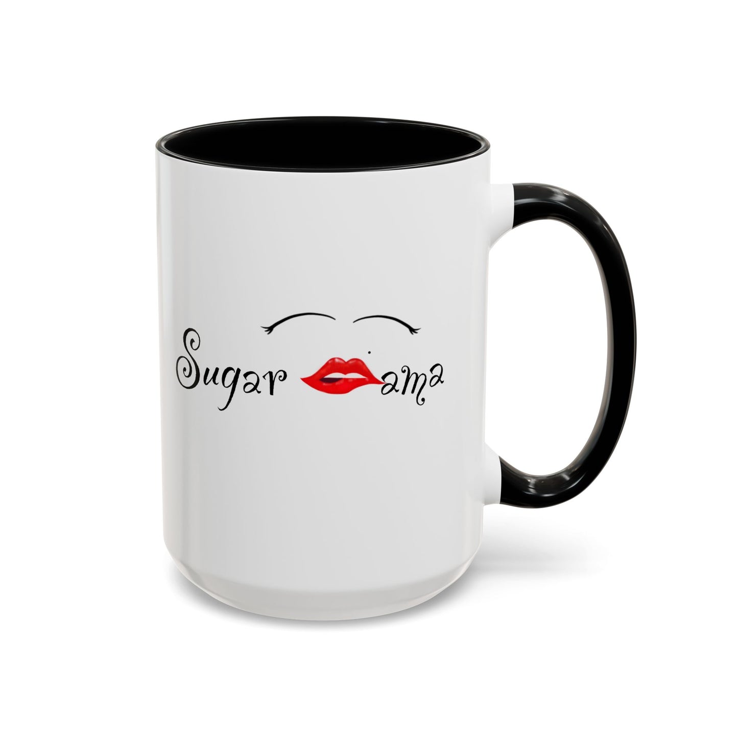 "Sugar Mama" Accent Coffee Mug, 11 Oz and 15 Oz