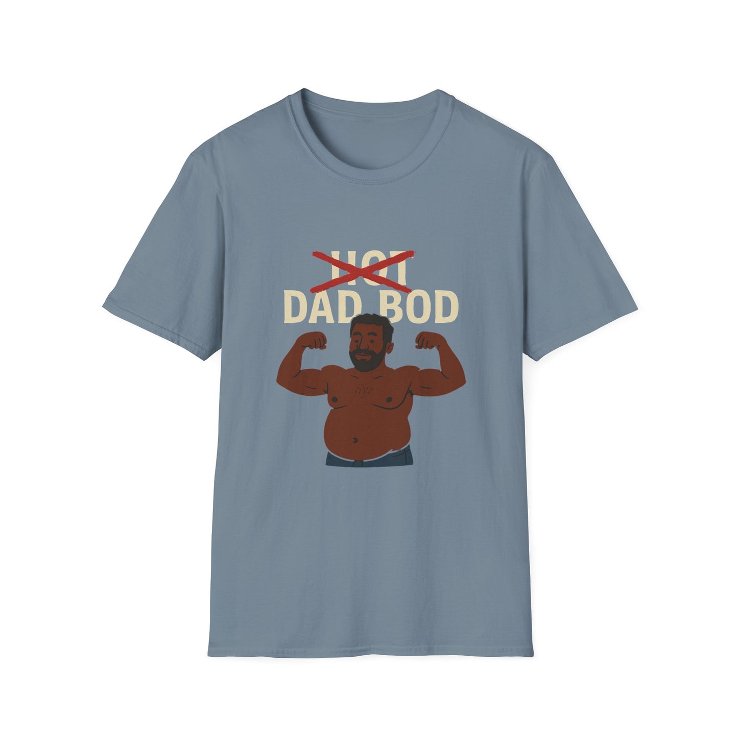 Vintage Hot Dad Bod Softstyle T-Shirt