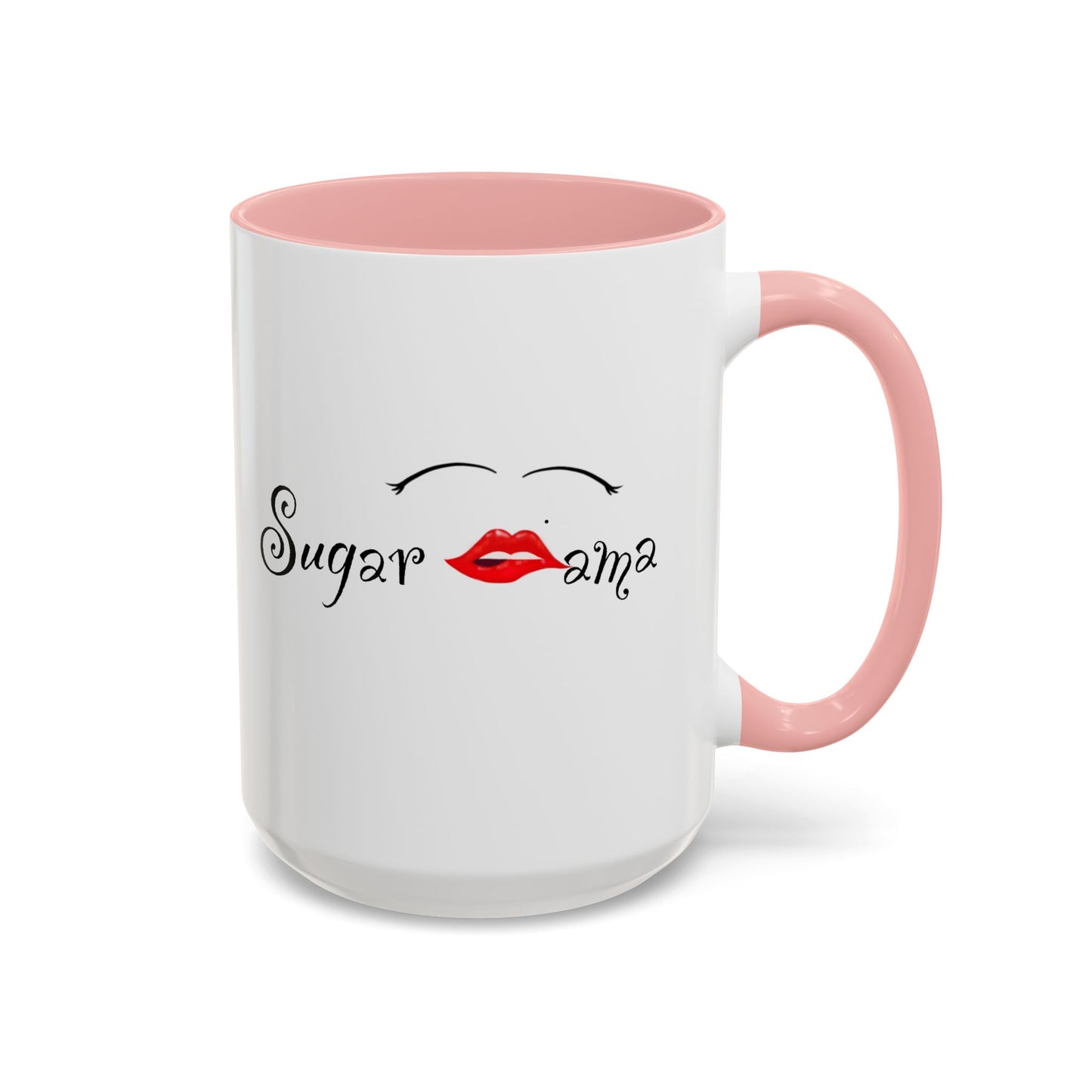 "Sugar Mama" Accent Coffee Mug, 11 Oz and 15 Oz
