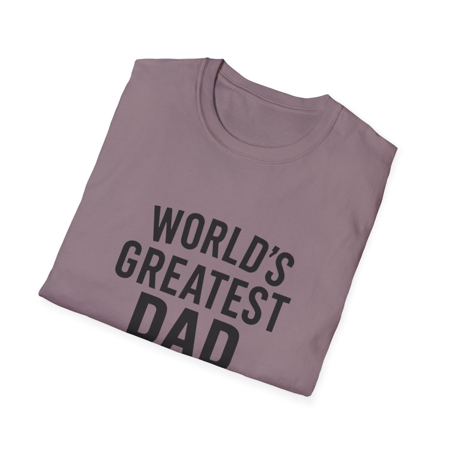 Vintage World's Greatest Dad Est 1980 Softstyle T-Shirt
