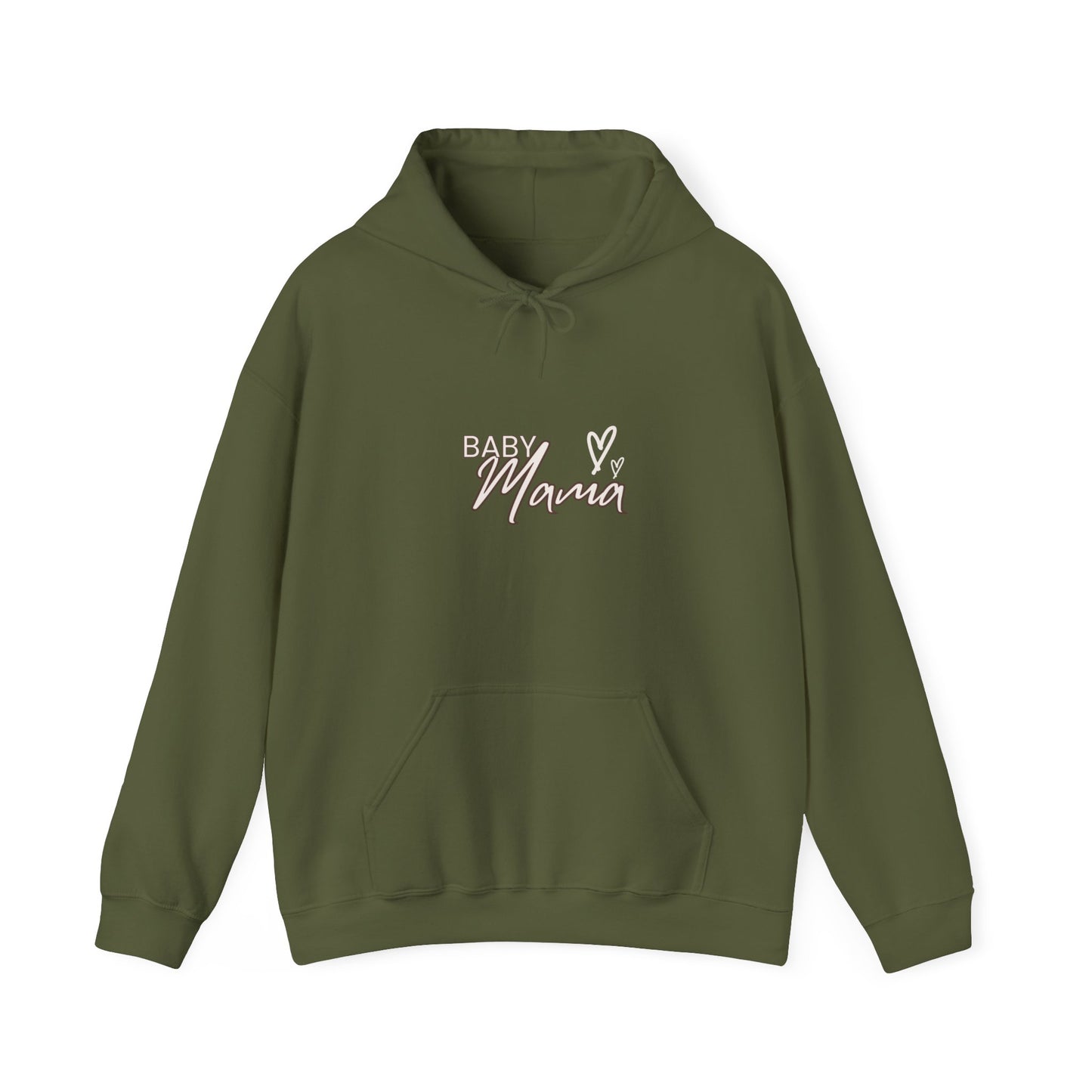 "Baby Mama" Heavy Blend™ Women's Hoodie Sweatshirt