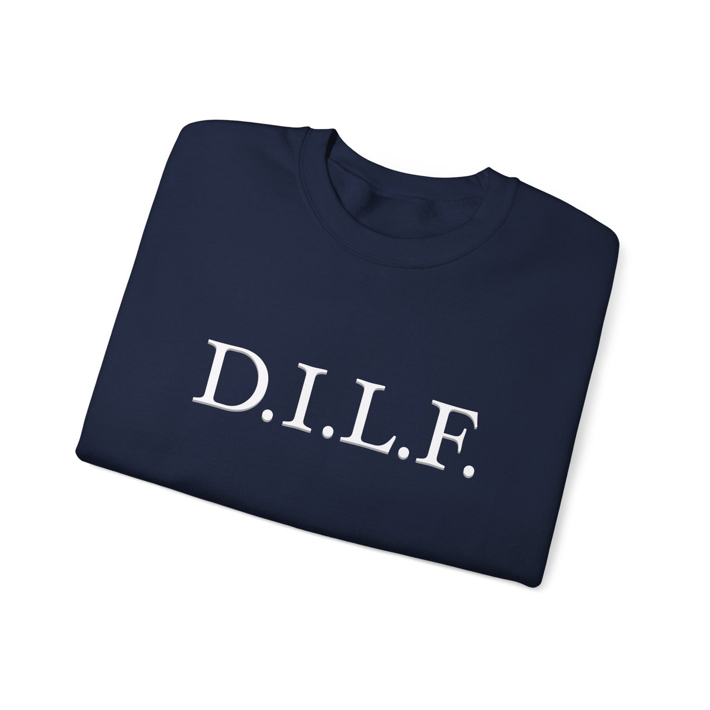 "D.I.L.F". Heavy Blend™ Men's Crewneck Sweatshirt