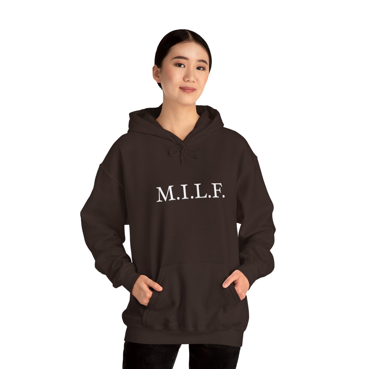 "M.I.L.F." Women's Heavy Blend™ Hoodie Sweatshirt (Unisex)
