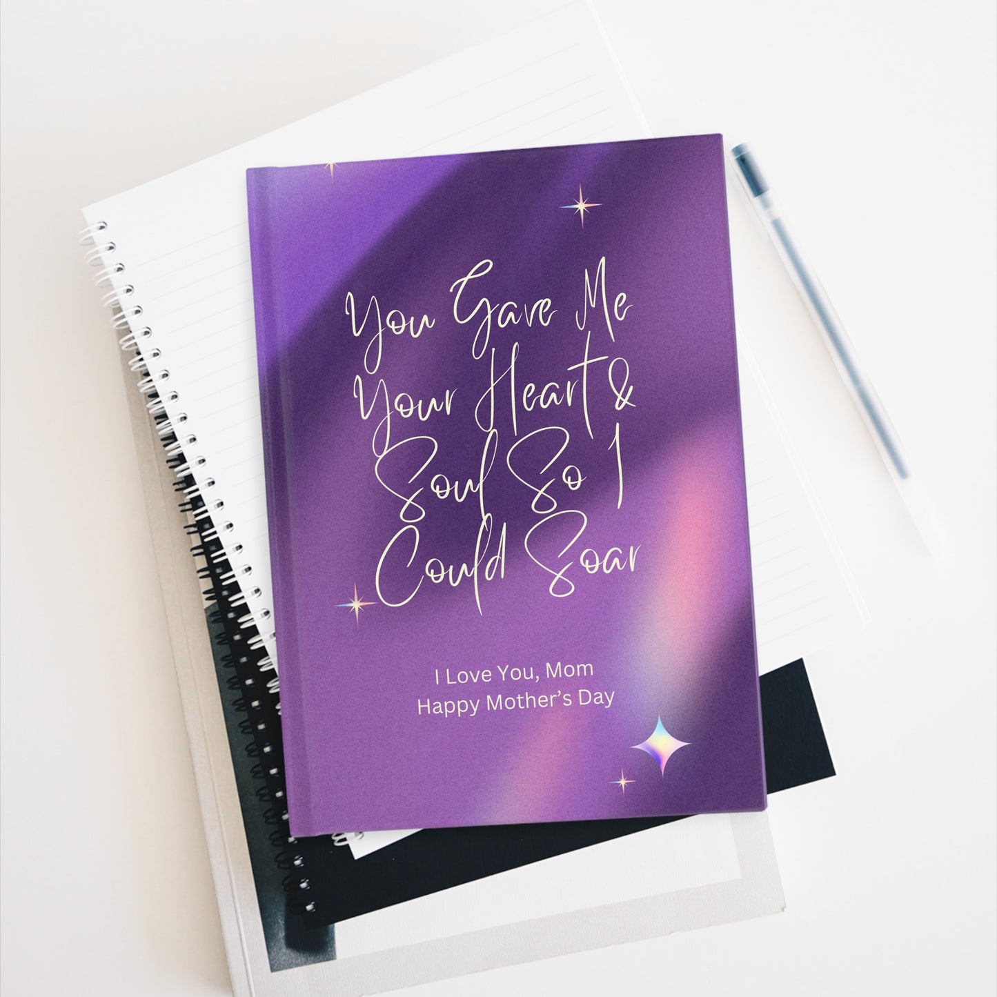 Mother's Day Journal With Sentimental Message - Ruled Line
