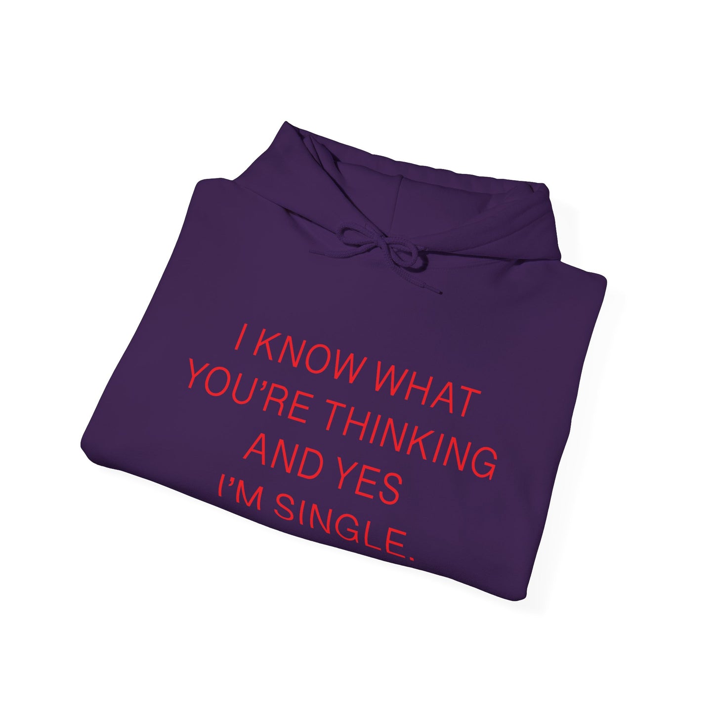 "I Am Single" Heavy Blend™ Hoodie Sweatshirt (Unisex)