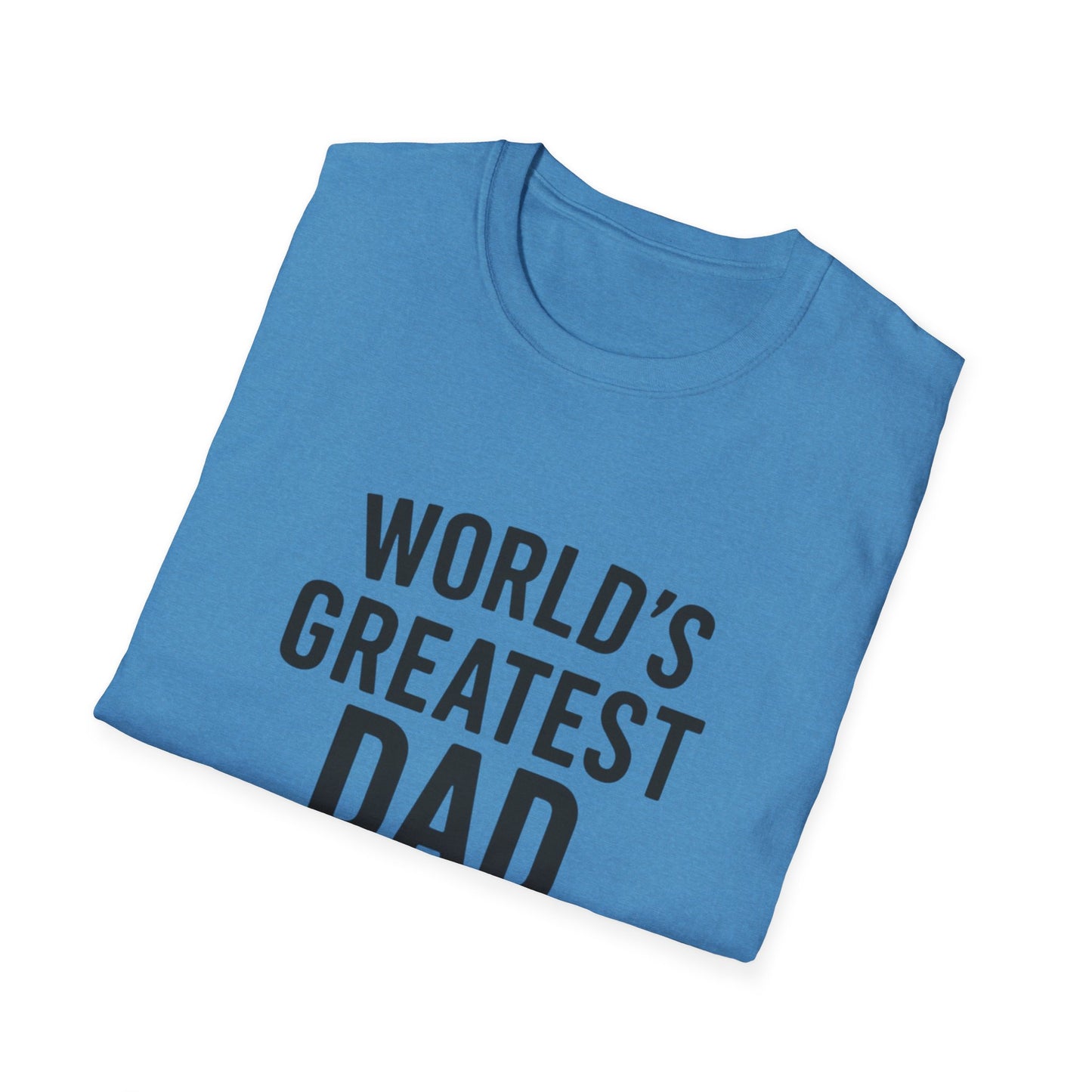 Vintage World's Greatest Dad Est 1990 Softstyle T-Shirt