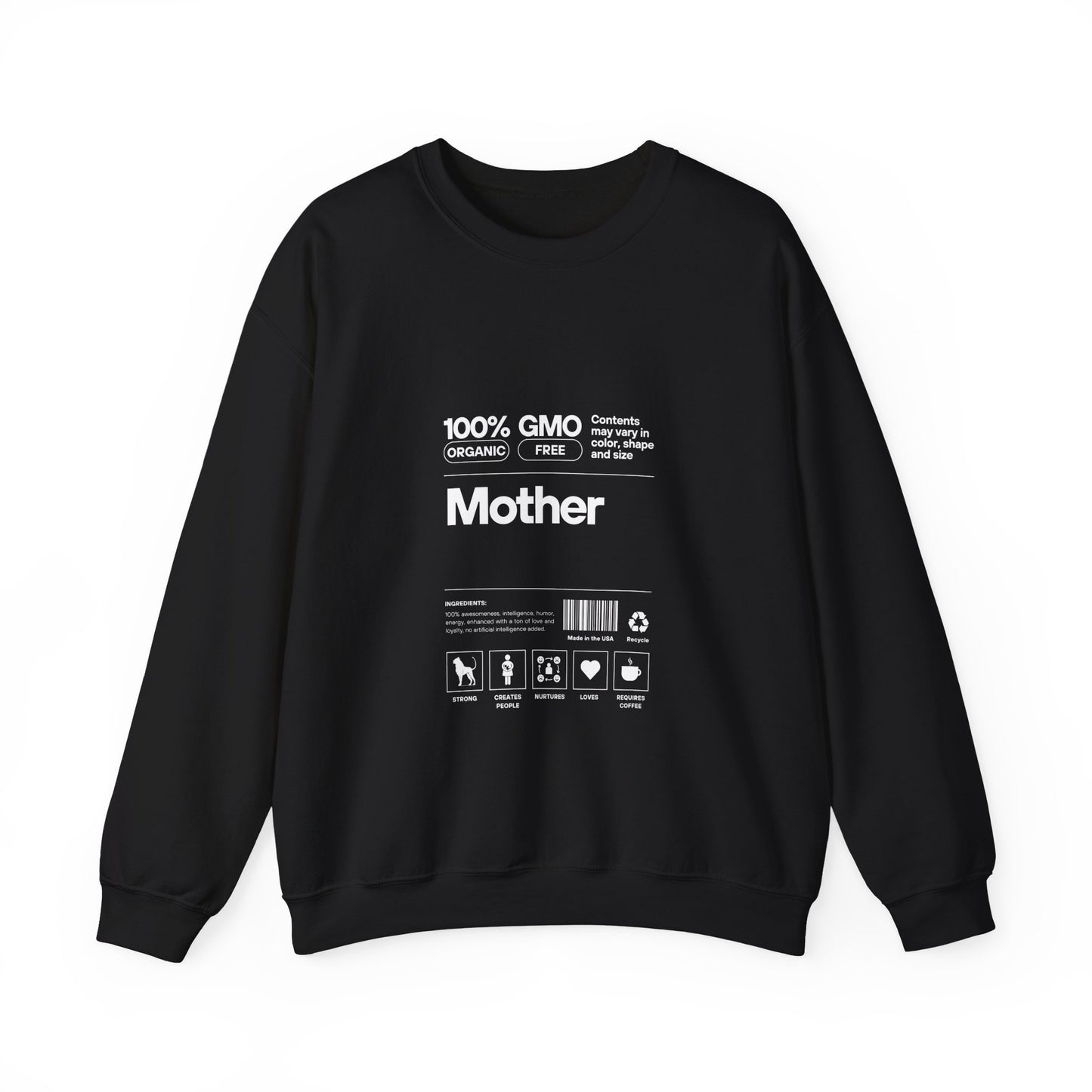 Mother" List Of Ingredients" Women's Heavy Blend™ Crewneck Sweatshirt
