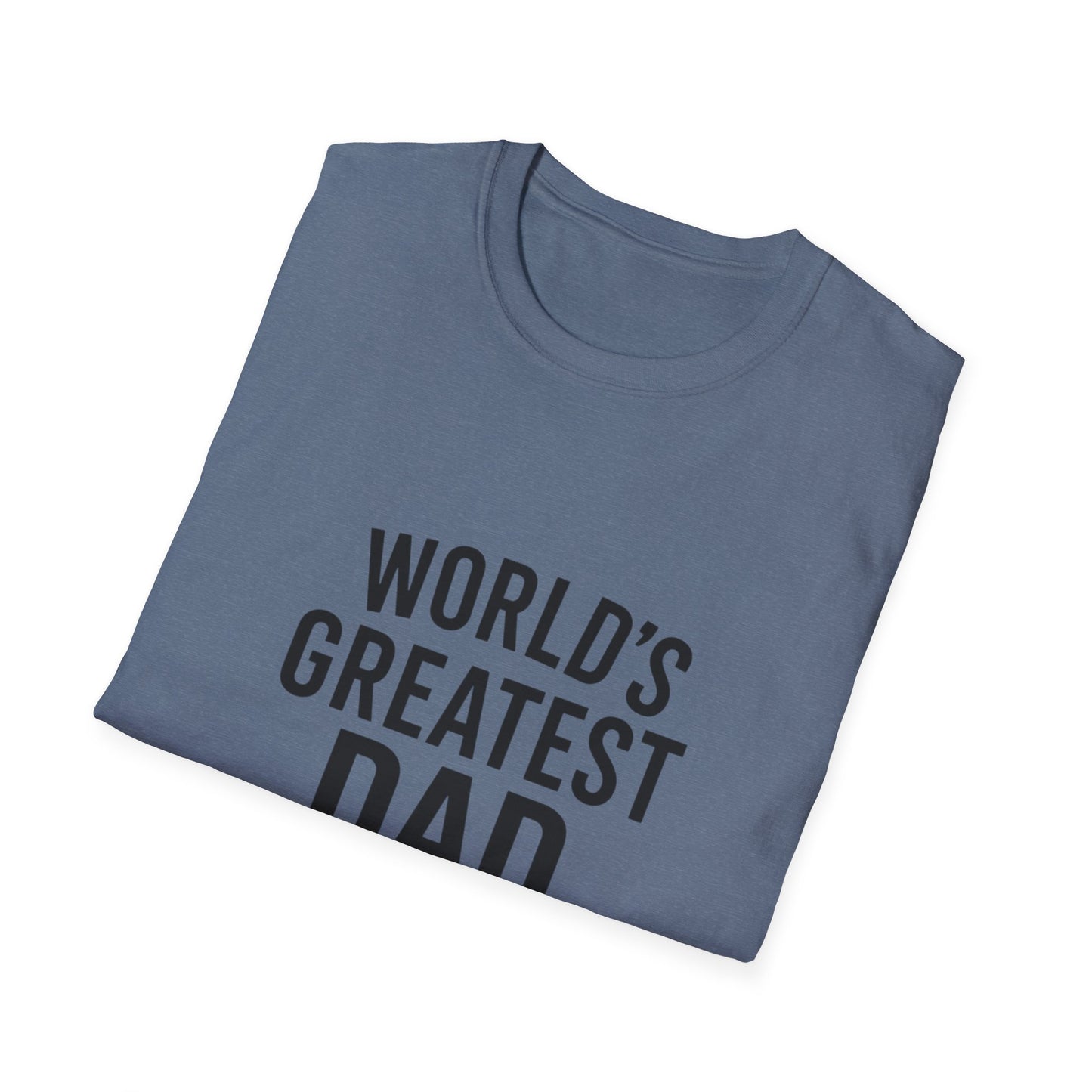 Vintage World's Greatest Dad Est 1970 Softstyle T-Shirt