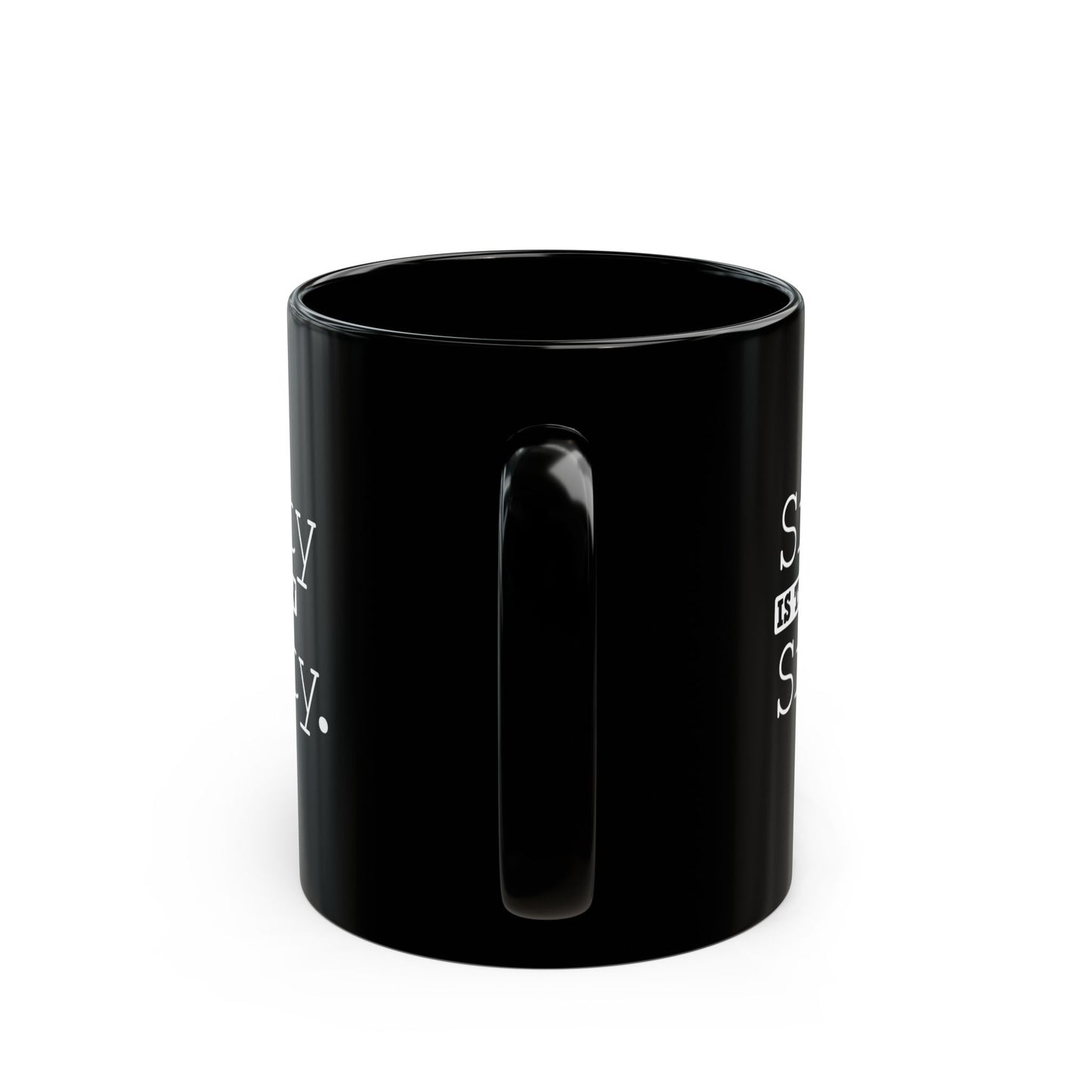 "Sixty Is The New Sixty" Black Coffee Mug, 11 0z and 15 Oz