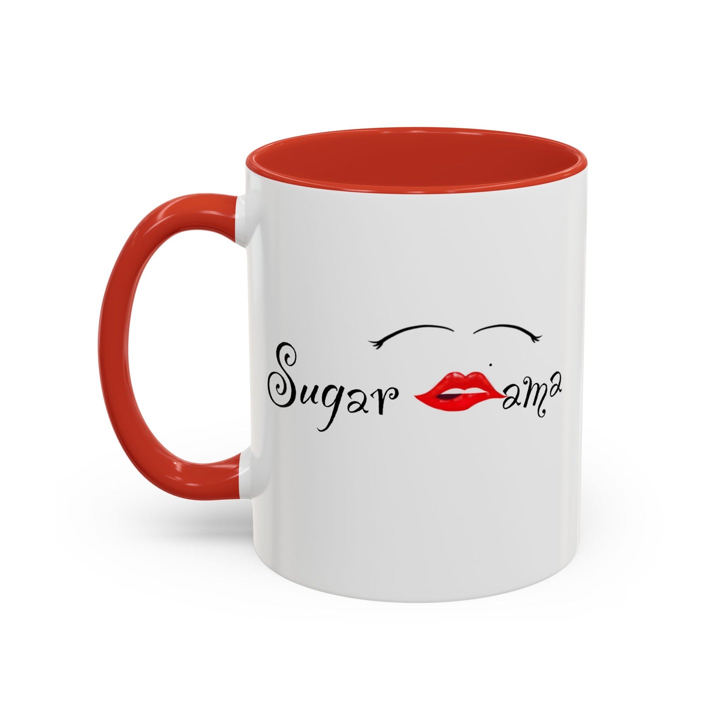 "Sugar Mama" Accent Coffee Mug, 11 Oz and 15 Oz