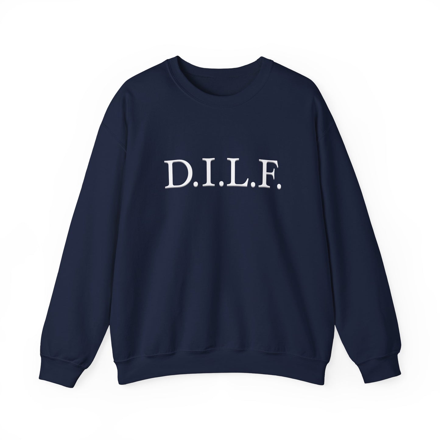 "D.I.L.F". Heavy Blend™ Men's Crewneck Sweatshirt