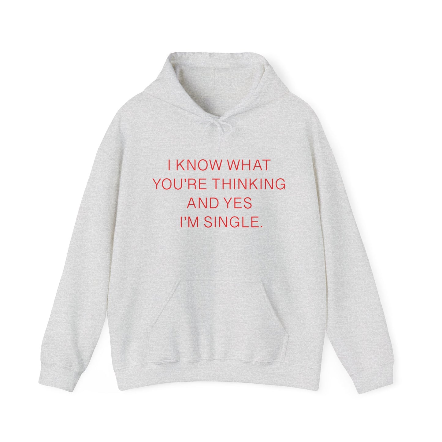 "I Am Single" Heavy Blend™ Hoodie Sweatshirt (Unisex)
