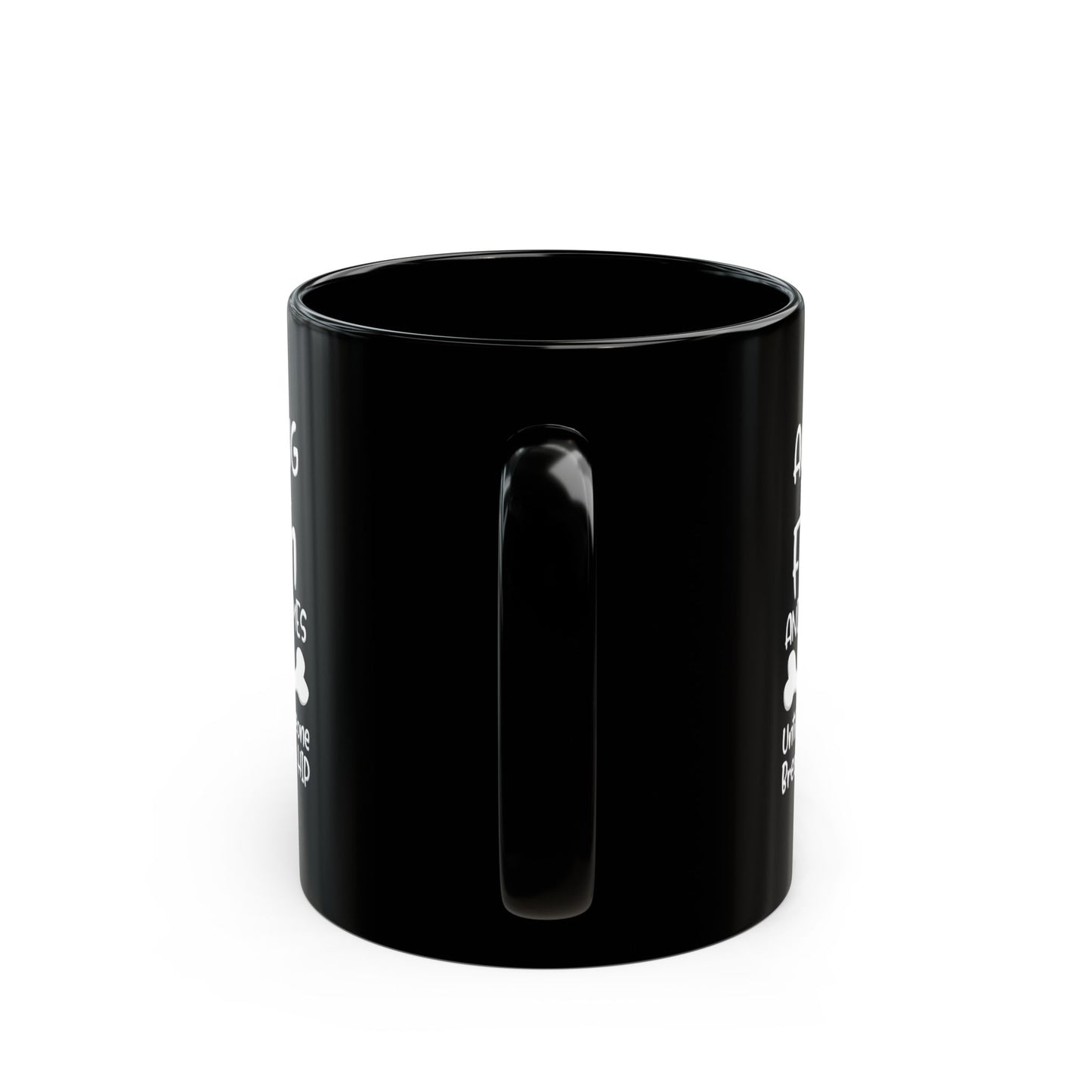 "Aging Is All Fun And Games Until Someone Breaks A Hip" Black Coffee Mug, 11 0z and 15 Oz