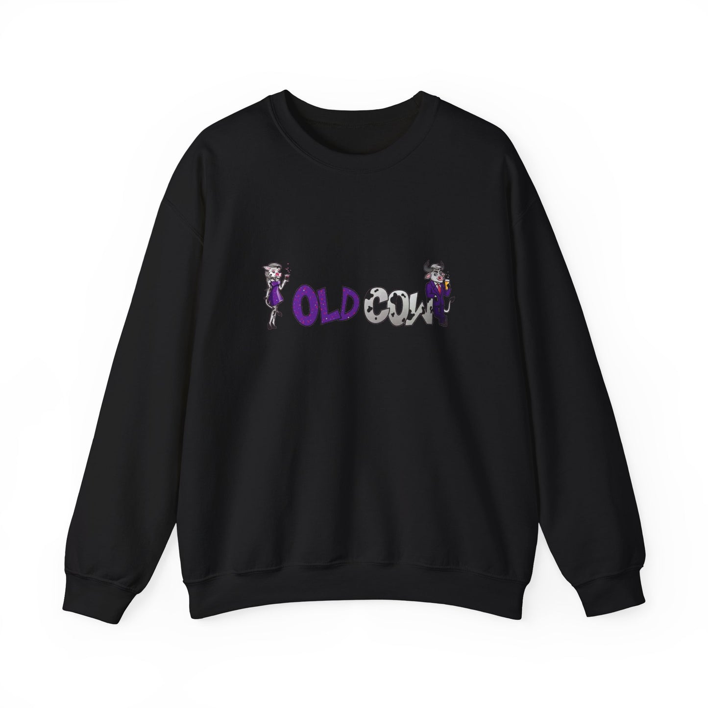 "Old Cow" Heavy Blend™ Crewneck Sweatshirt (Unisex)