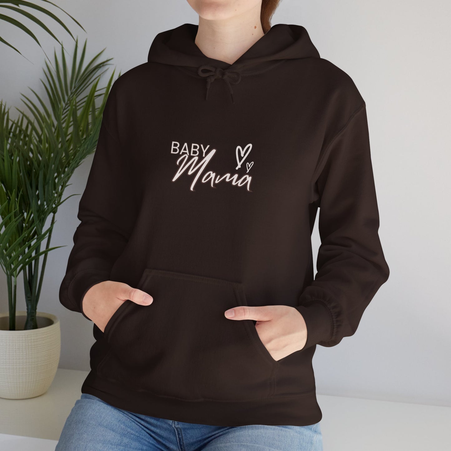 "Baby Mama" Heavy Blend™ Women's Hoodie Sweatshirt