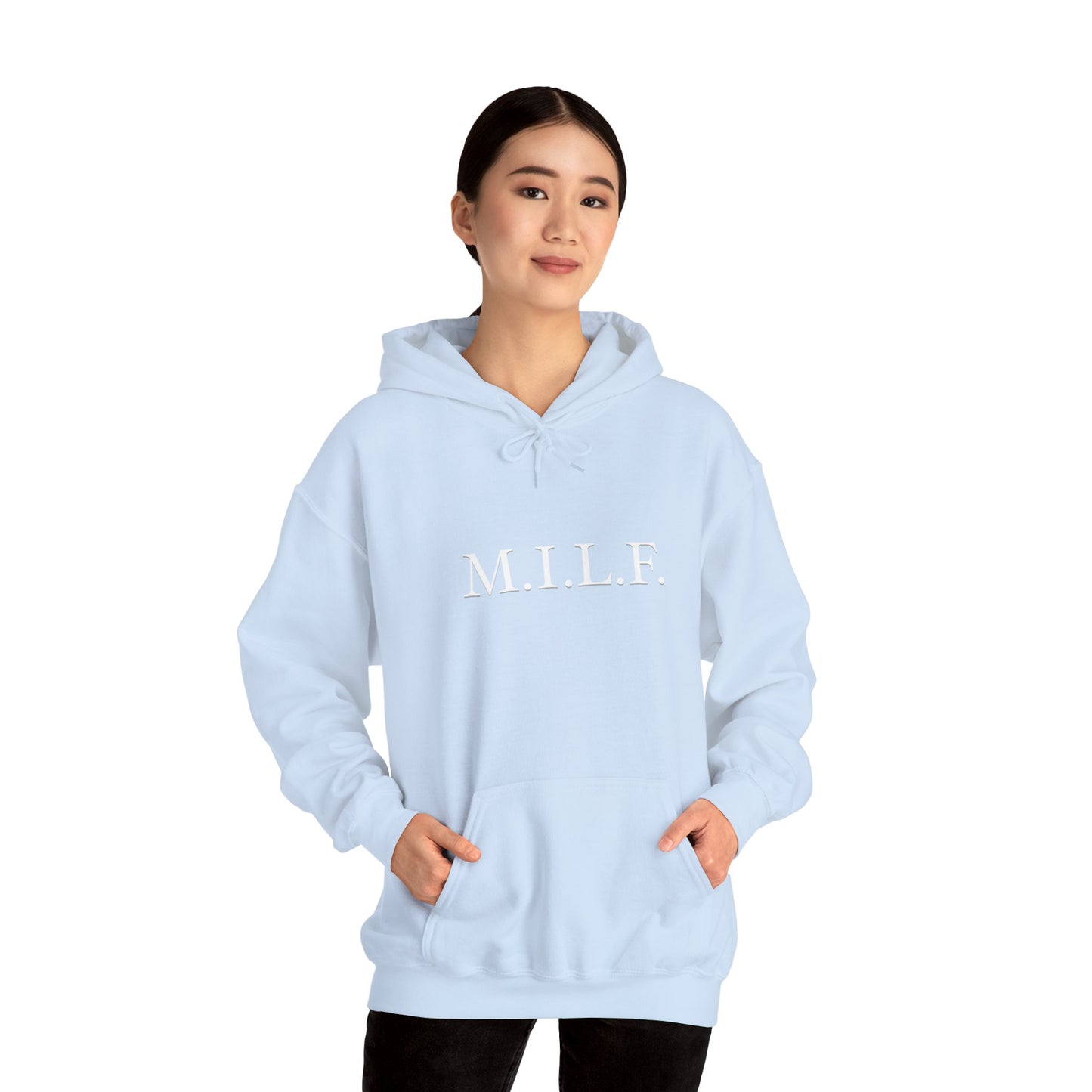 "M.I.L.F." Women's Heavy Blend™ Hoodie Sweatshirt (Unisex)