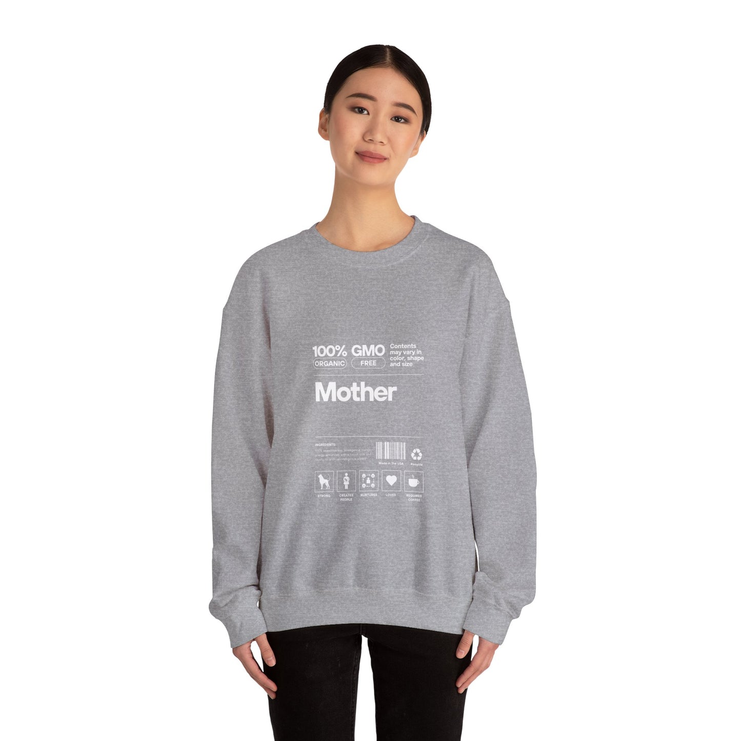 Mother" List Of Ingredients" Women's Heavy Blend™ Crewneck Sweatshirt