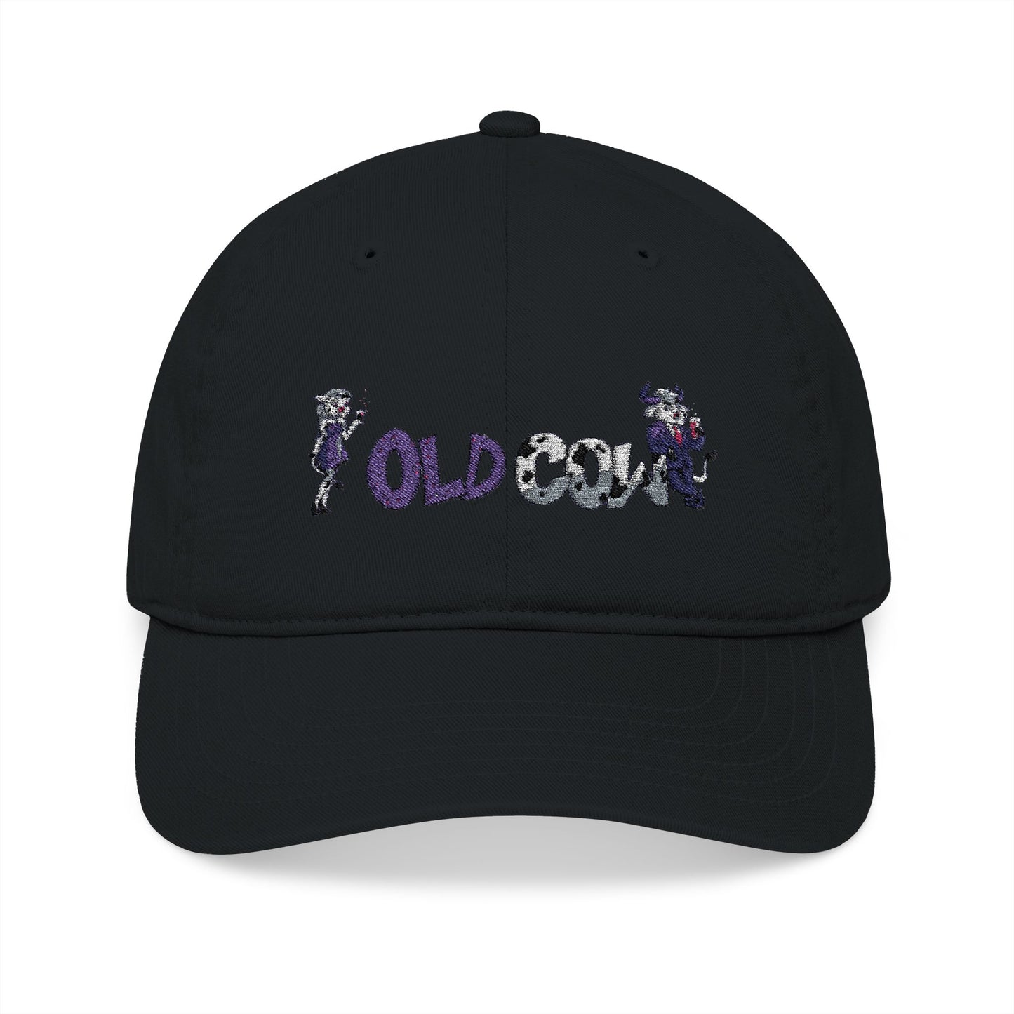 Organic Baseball Cap - Old Cow and Bull Logo