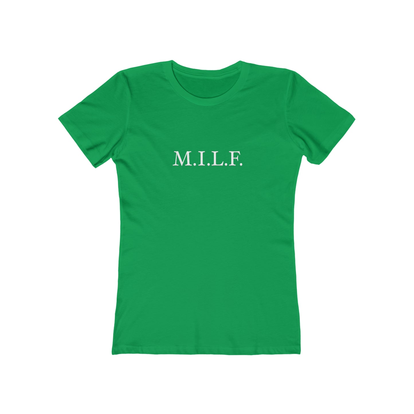"M.I.L.F." 100% Cotton Women's Boyfriend T-Shirt