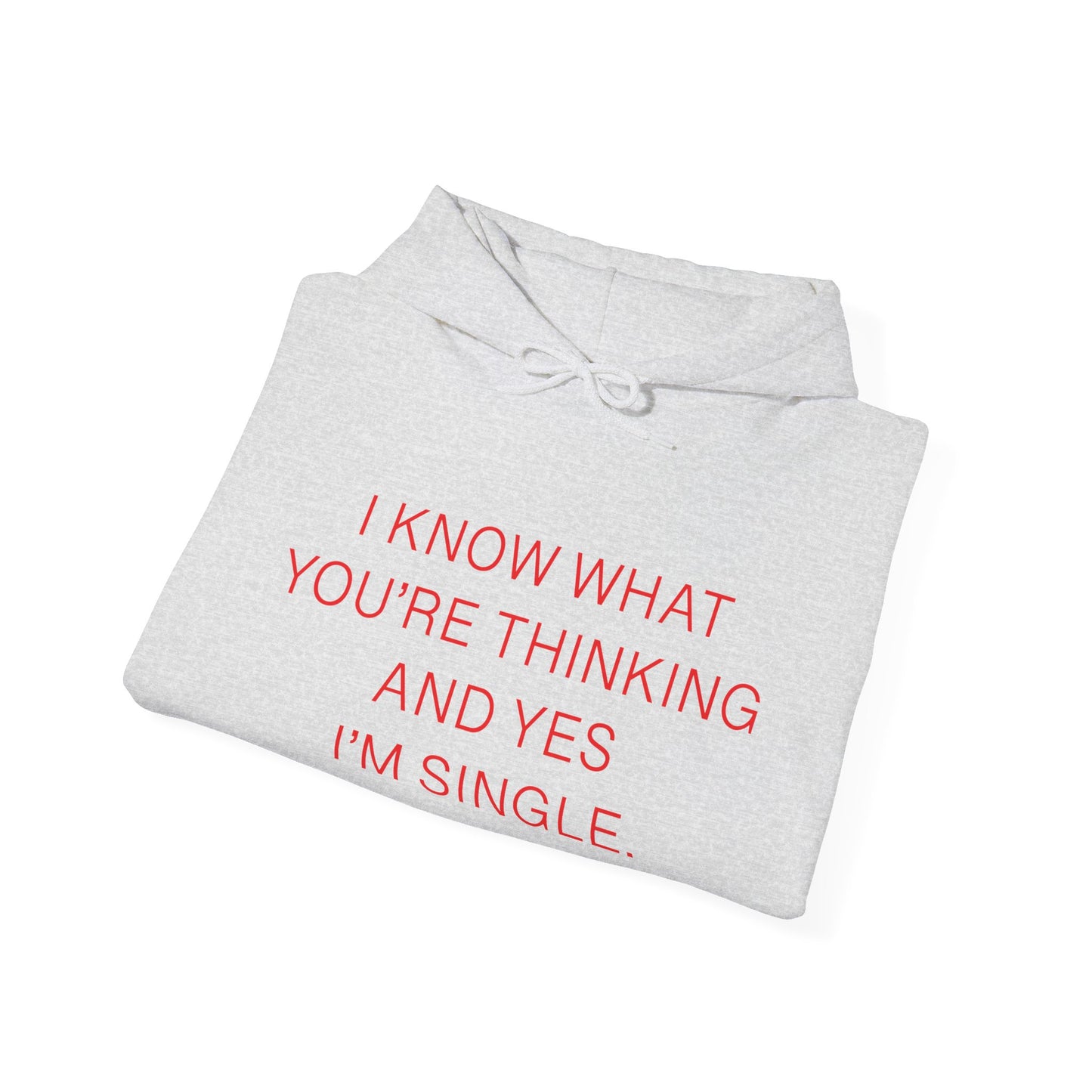 "I Am Single" Heavy Blend™ Hoodie Sweatshirt (Unisex)