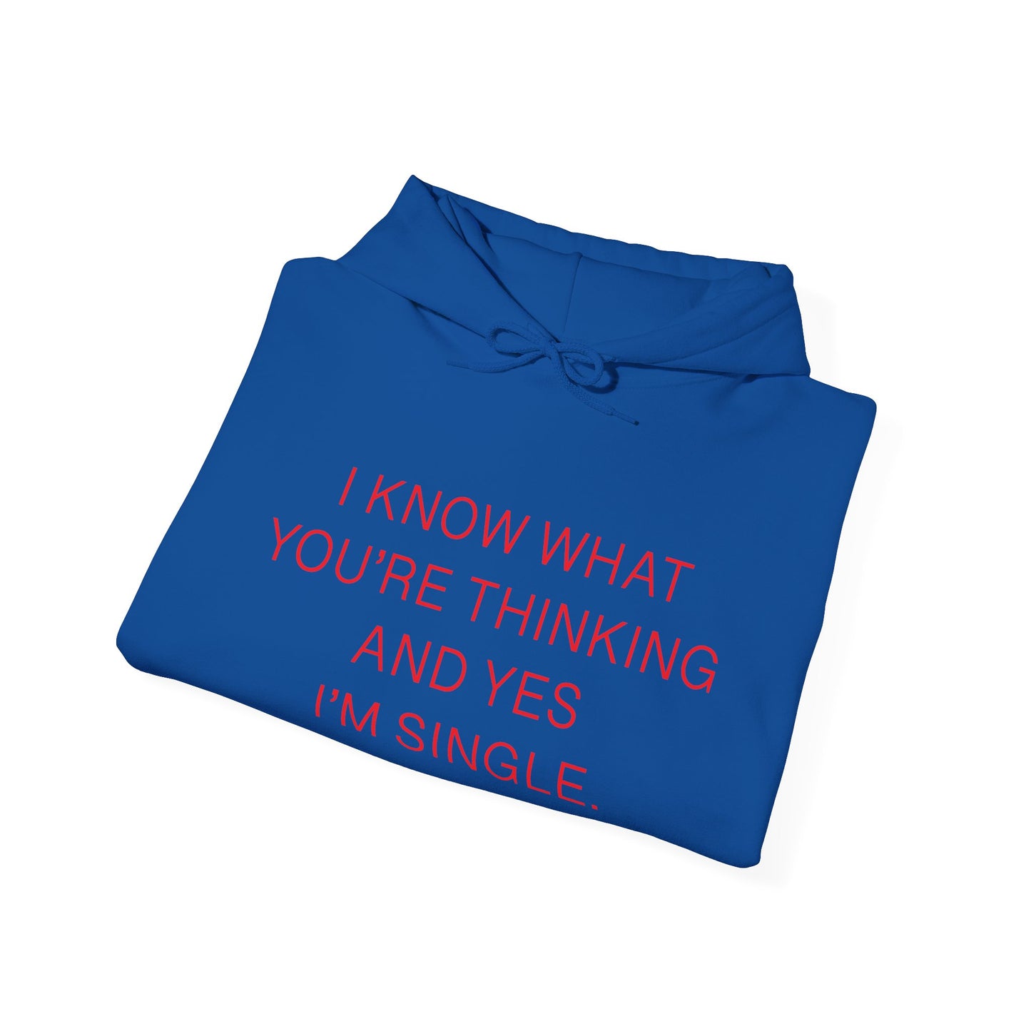 "I Am Single" Heavy Blend™ Hoodie Sweatshirt (Unisex)