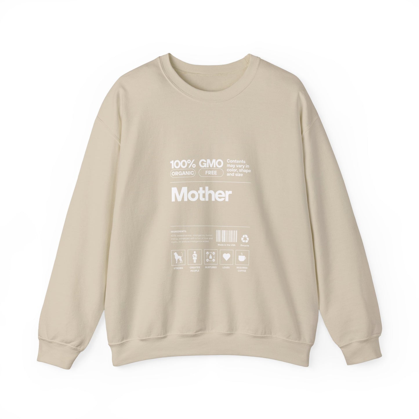 Mother" List Of Ingredients" Women's Heavy Blend™ Crewneck Sweatshirt