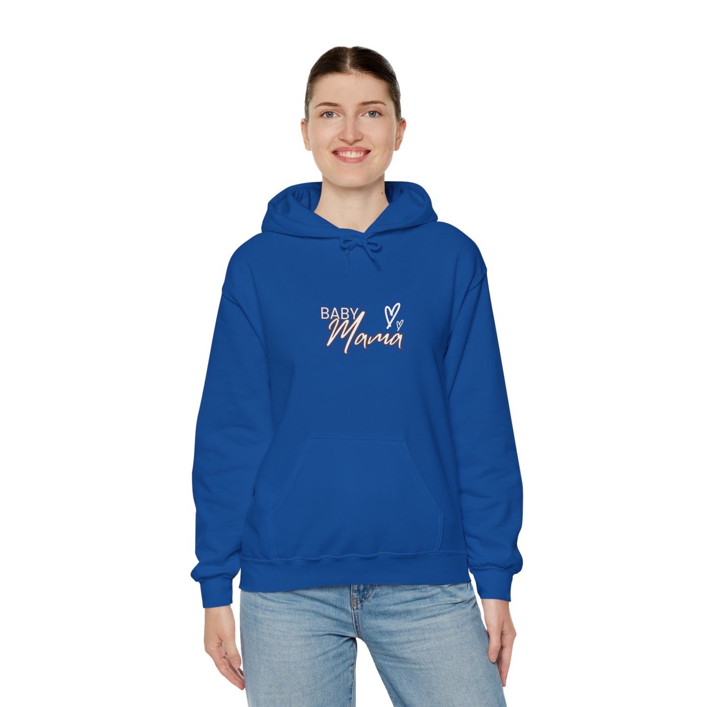 "Baby Mama" Heavy Blend™ Women's Hoodie Sweatshirt