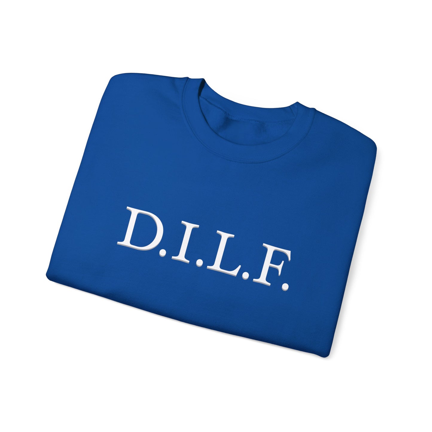 "D.I.L.F". Heavy Blend™ Men's Crewneck Sweatshirt