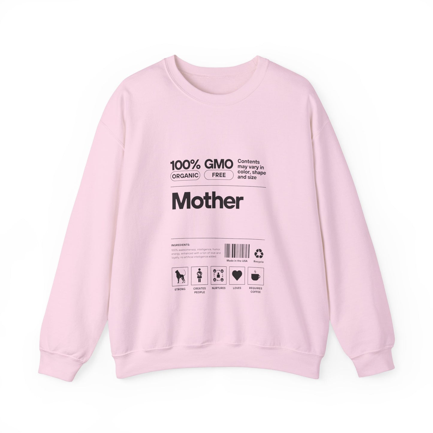 "Mother" List Of Ingredients Women's Heavy Blend™ Crewneck Sweatshirt