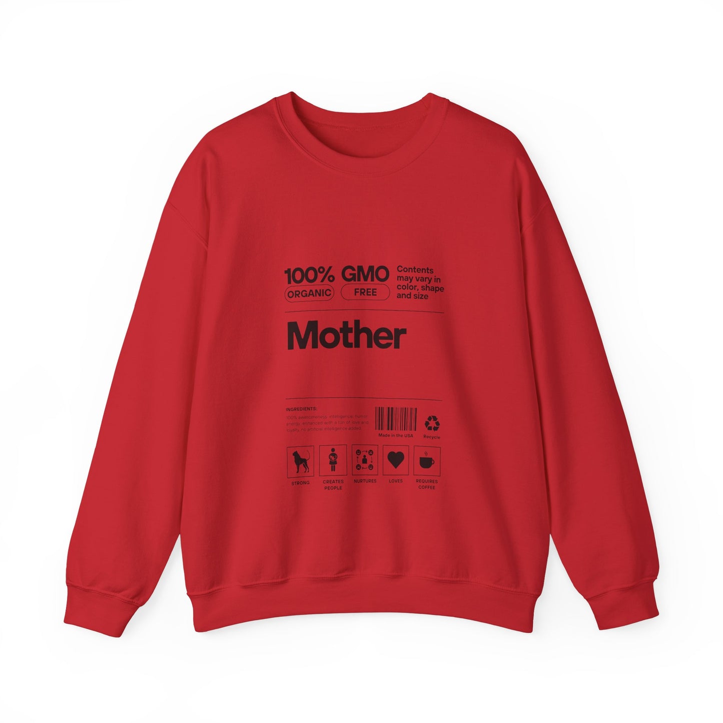 "Mother" List Of Ingredients Women's Heavy Blend™ Crewneck Sweatshirt