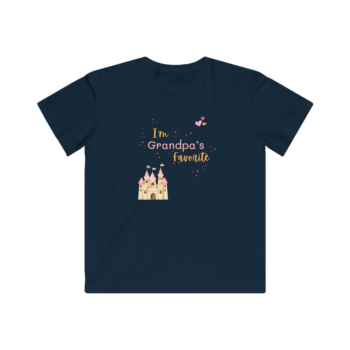 "I'm Grandpa's Favorite" Kids Fine Jersey Tee (Unisex)