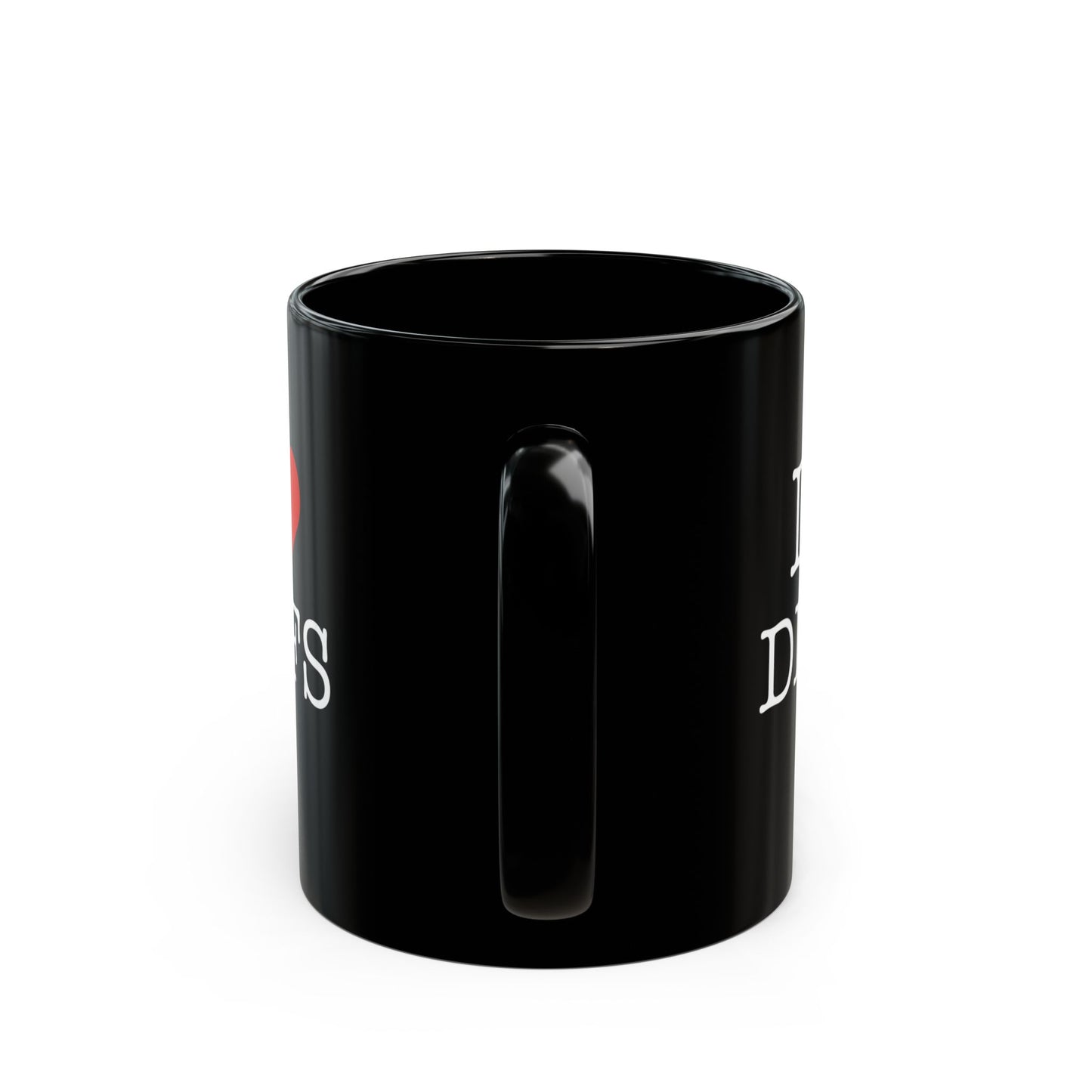 "I Love DILFS" Black Coffee Mug, 11 0z and 15 Oz